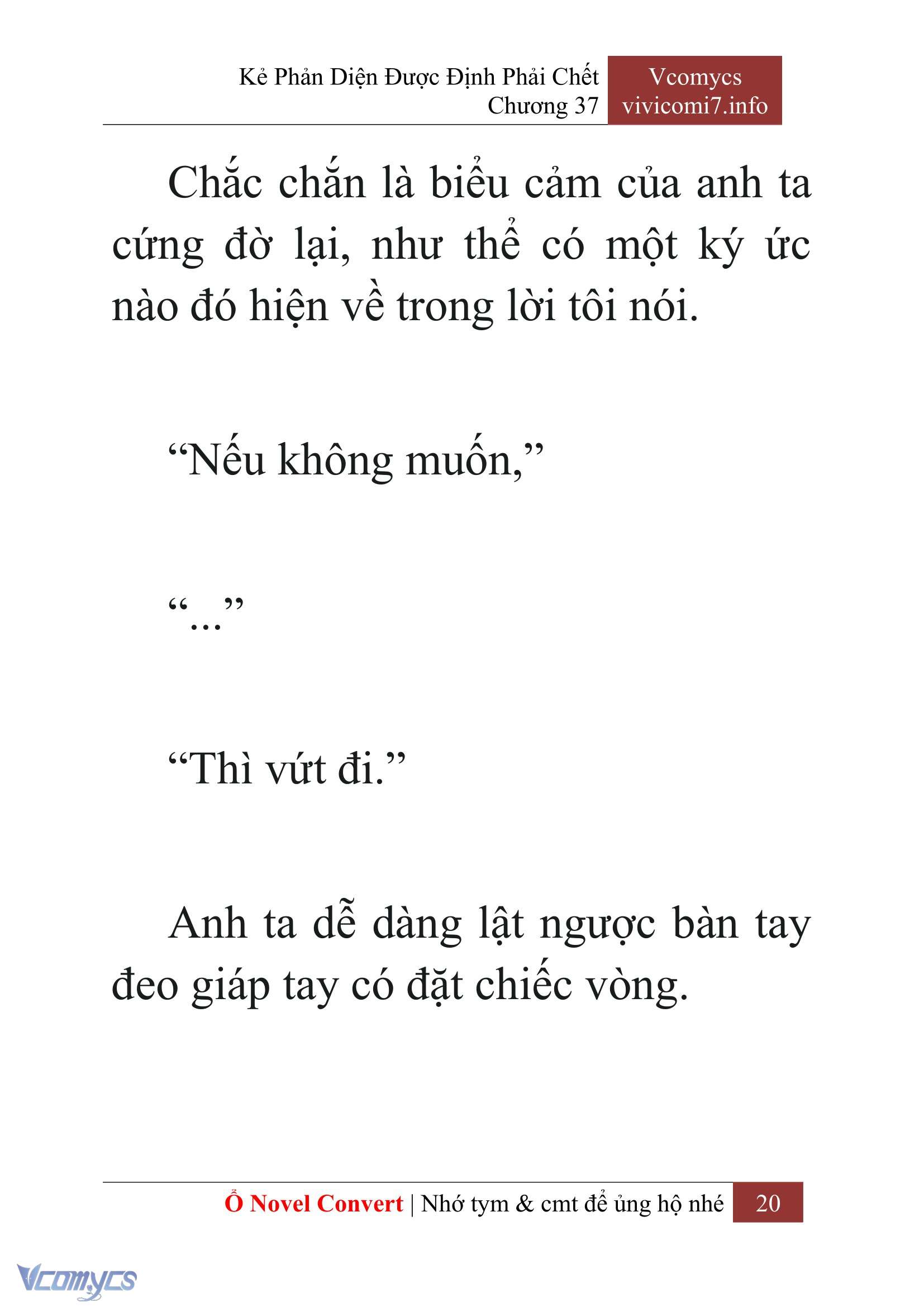 [Novel] Kẻ Phản Diện Được Định Phải Chết Chap 37 - Next Chap 38