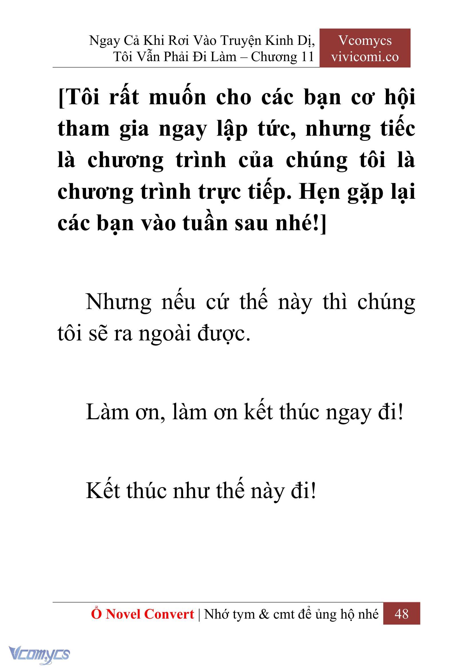 [Novel] Ngay Cả Khi Rơi Vào Truyện Kinh Dị, Tôi Vẫn Phải Đi Làm Chap 11 - Trang 2