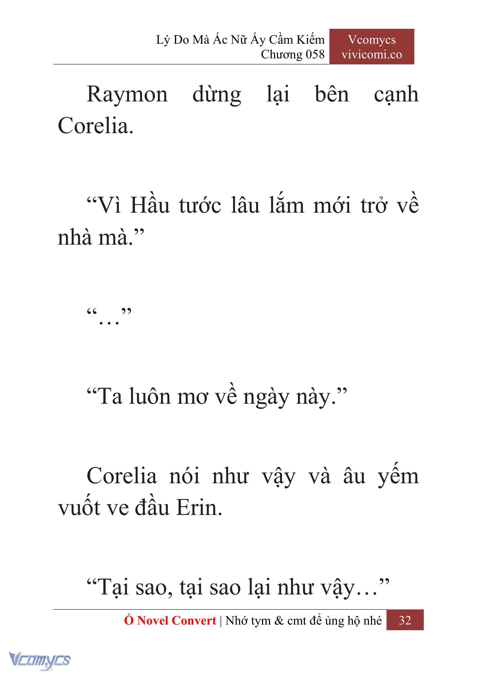[Novel] Lý Do Mà Ác Nữ Ấy Cầm Kiếm Chap 58 - Next Chap 59