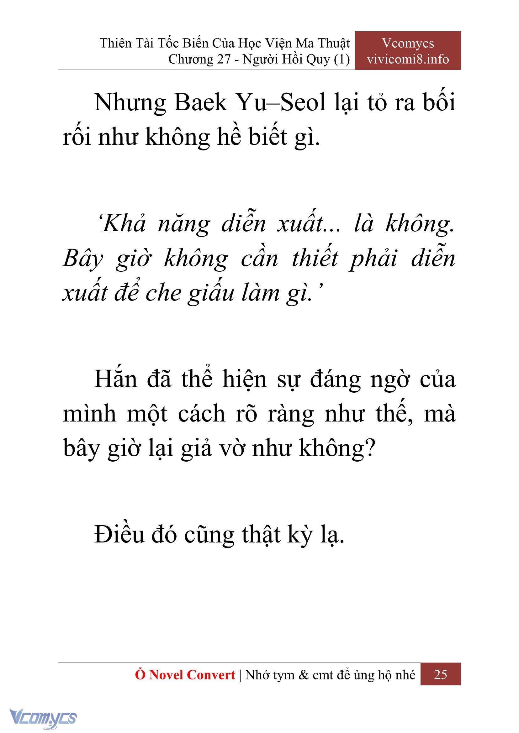 [Novel] Thiên Tài Tốc Biến Của Học Viện Ma Thuật Chap 27 - Trang 2