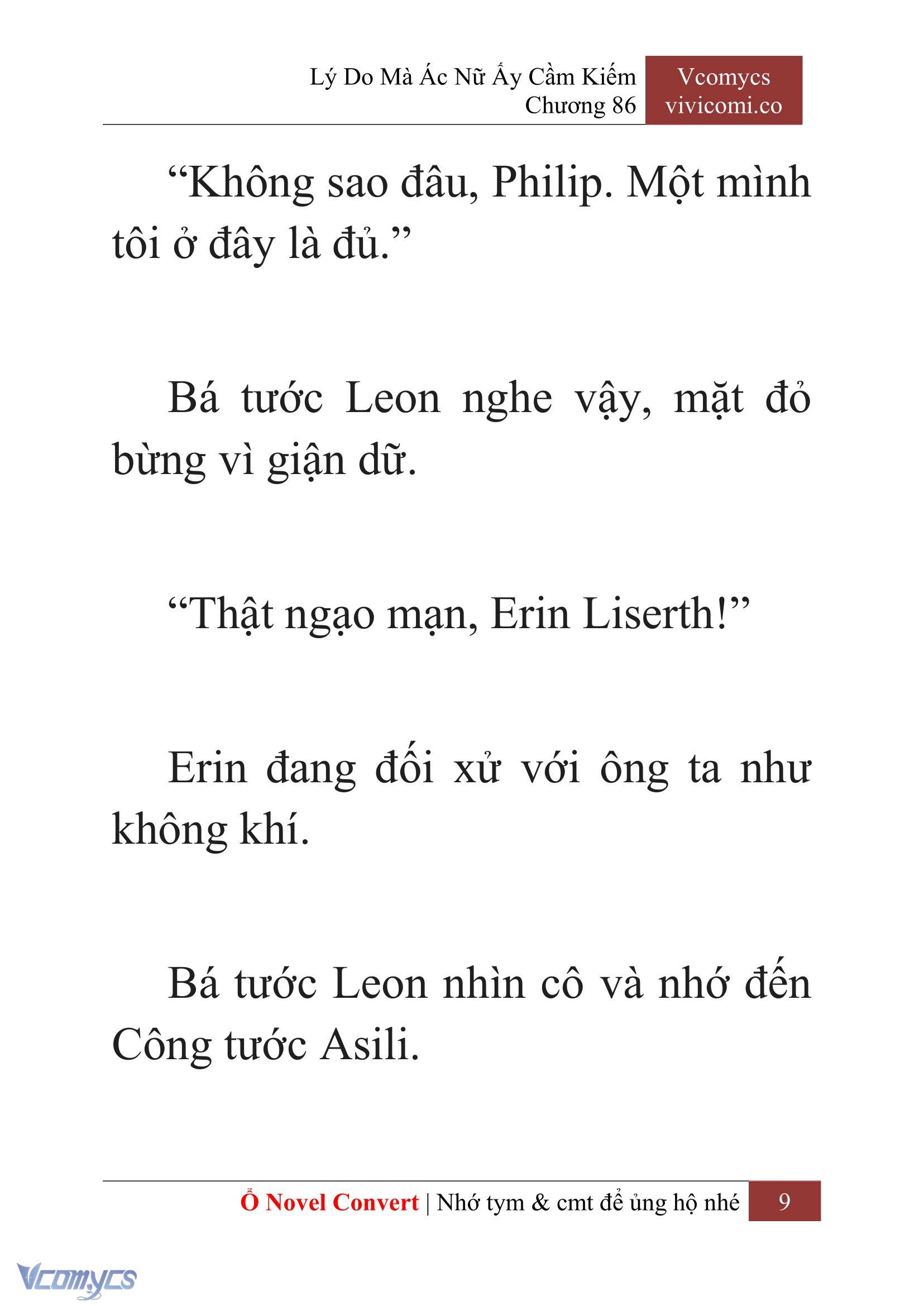[Novel] Lý Do Mà Ác Nữ Ấy Cầm Kiếm Chap 86 - Next Chap 87