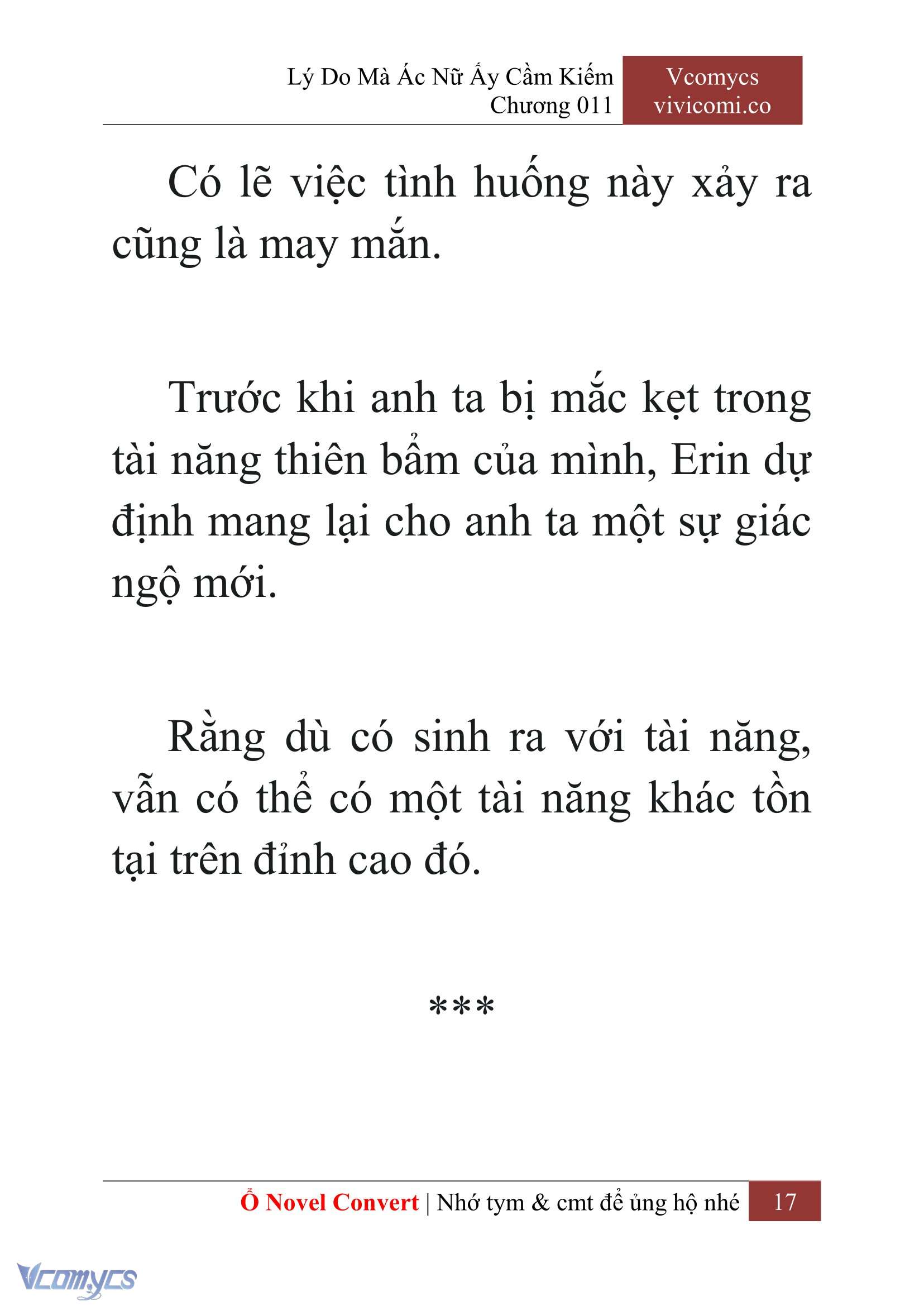 [Novel] Lý Do Mà Ác Nữ Ấy Cầm Kiếm Chap 11 - Next Chap 12