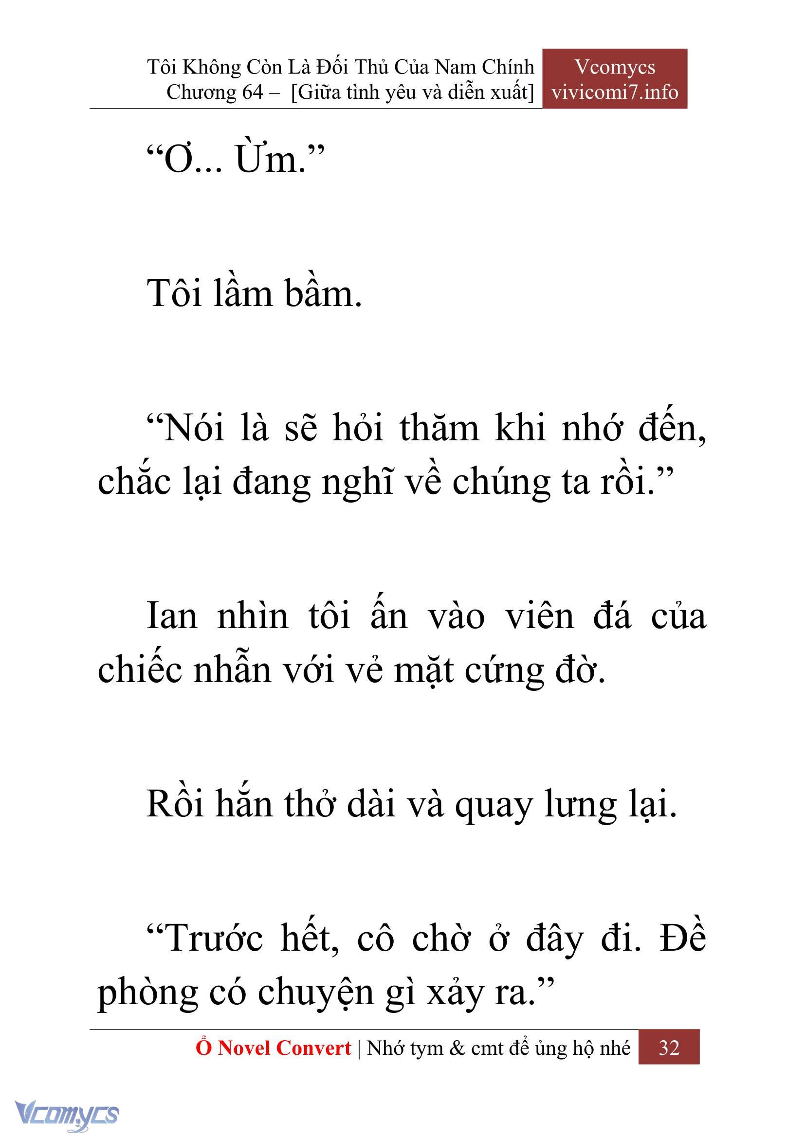[Novel] Tôi Không Còn Là Đối Thủ Của Nam Chính Chap 64 - Trang 2