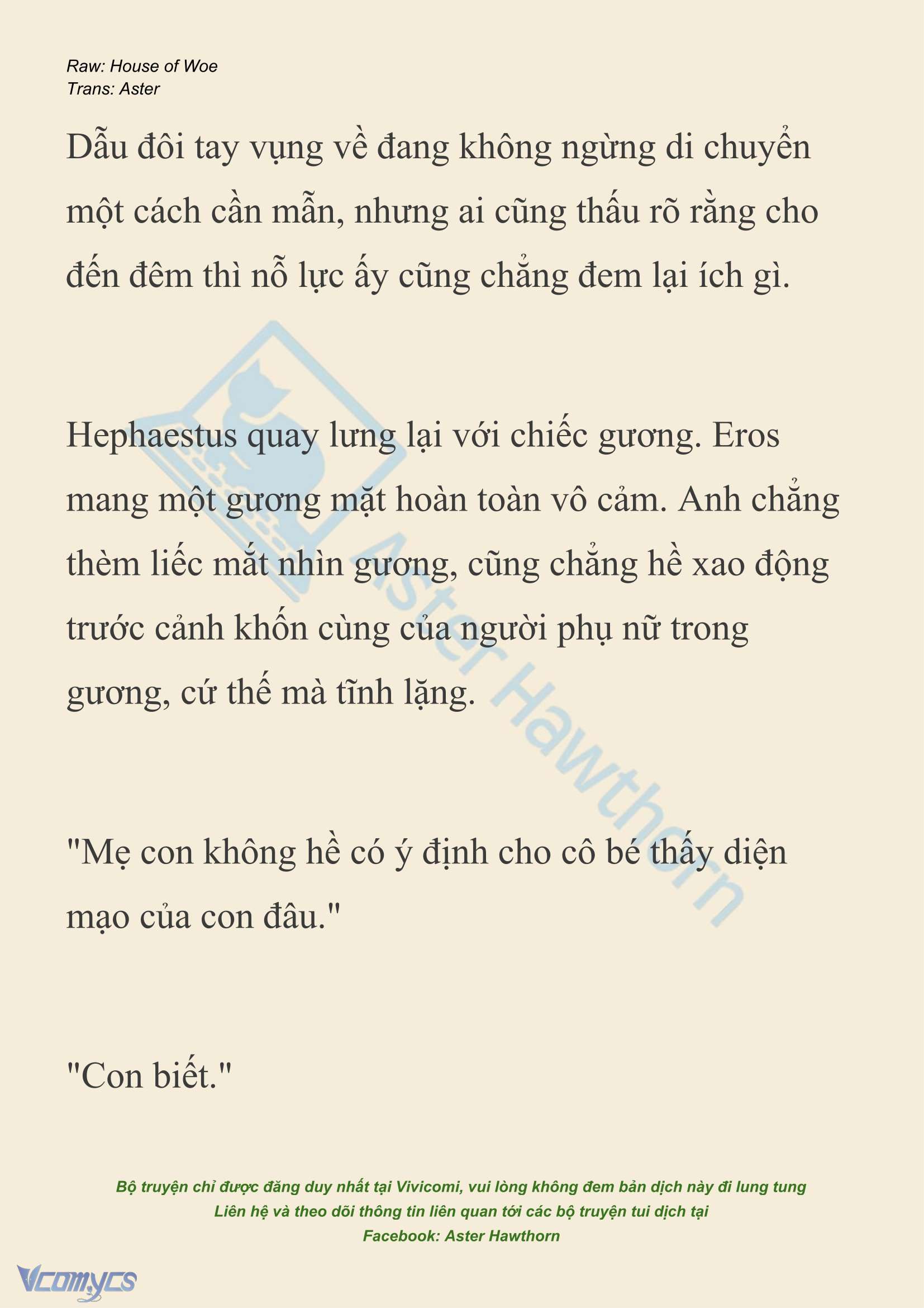 [NOVEL] Dành Cho Các Nữ Thần: Dành cho Psyche Chap 40 - Trang 2