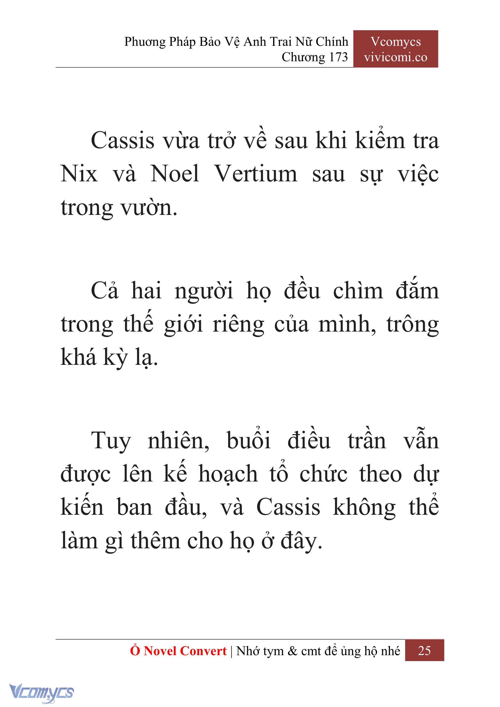 [Novel] Phương Pháp Bảo Vệ Anh Trai Nữ Chính Chap 173 - Trang 2