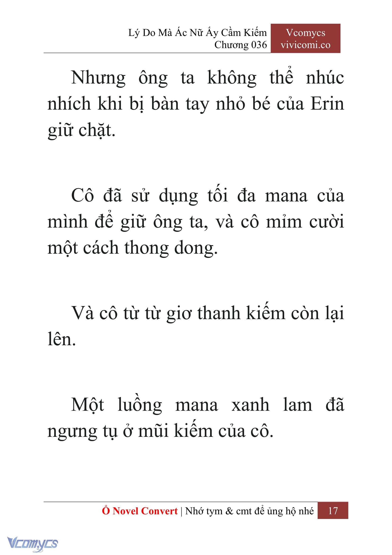 [Novel] Lý Do Mà Ác Nữ Ấy Cầm Kiếm Chap 36 - Trang 2