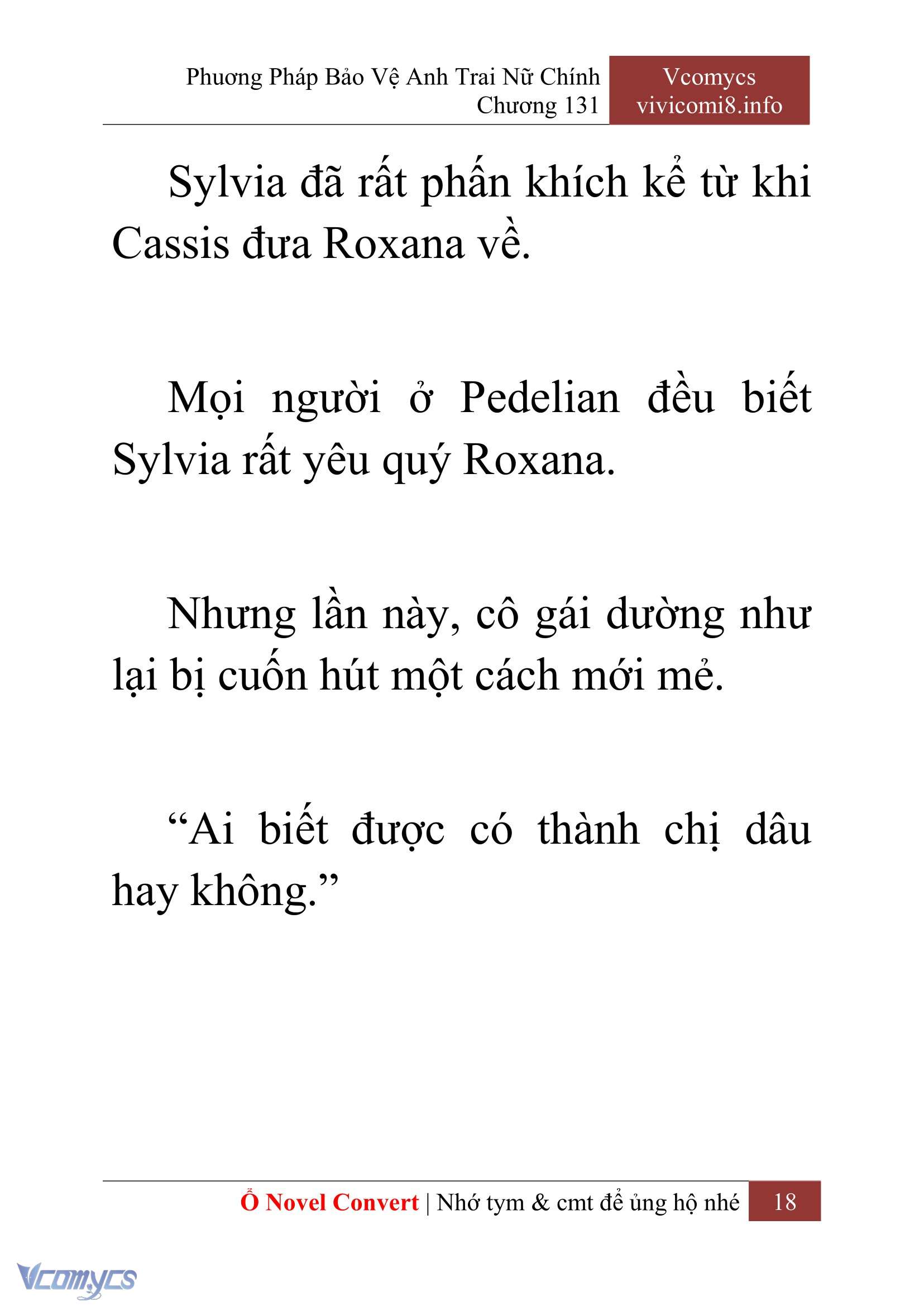 [Novel] Phương Pháp Bảo Vệ Anh Trai Nữ Chính Chap 131 - Trang 2