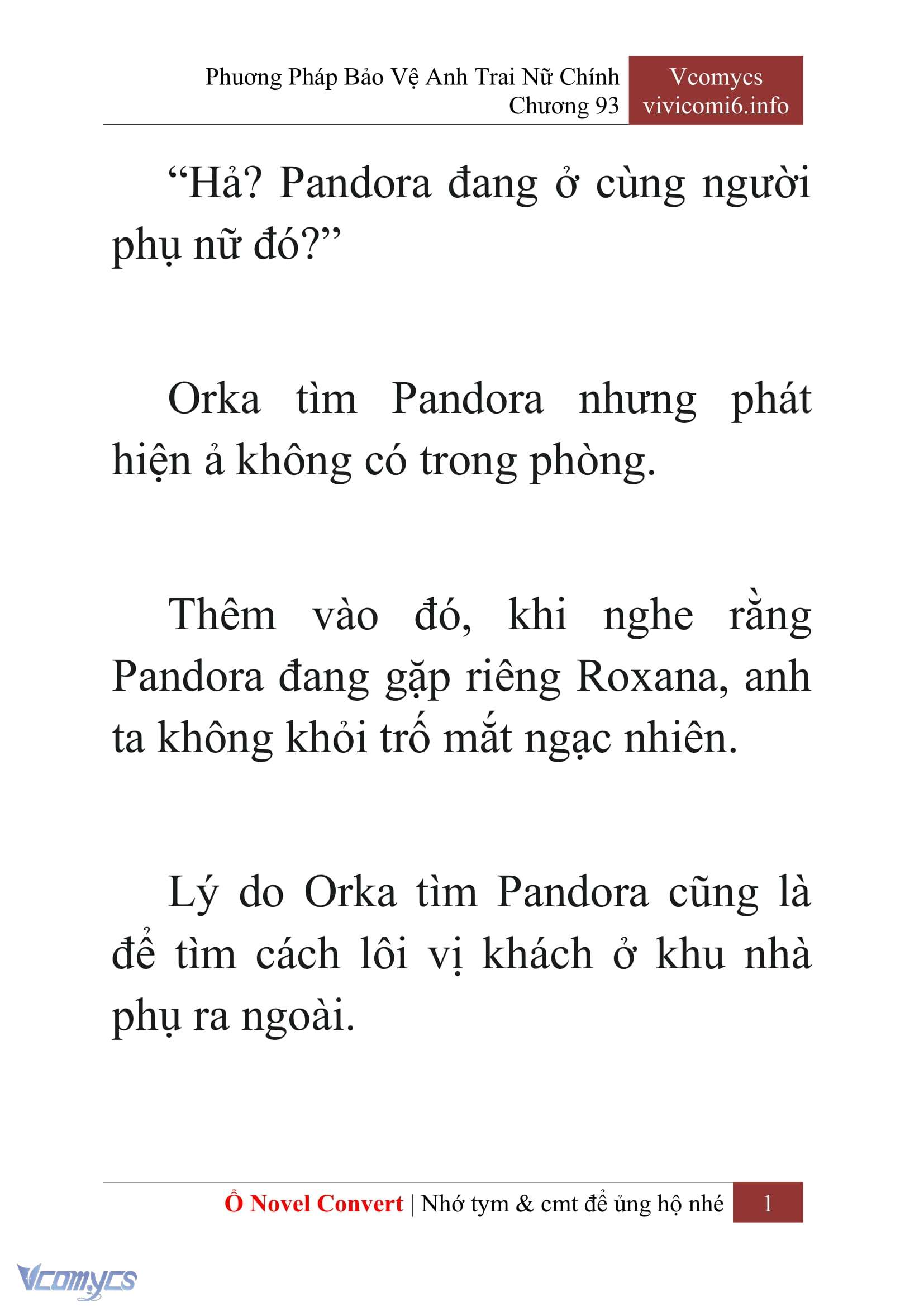 [Novel] Phương Pháp Bảo Vệ Anh Trai Nữ Chính Chap 93 - Trang 2