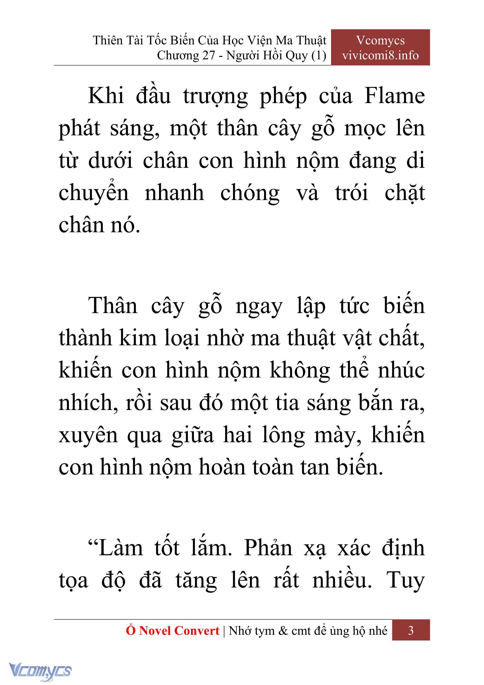 [Novel] Thiên Tài Tốc Biến Của Học Viện Ma Thuật Chap 27 - Trang 2