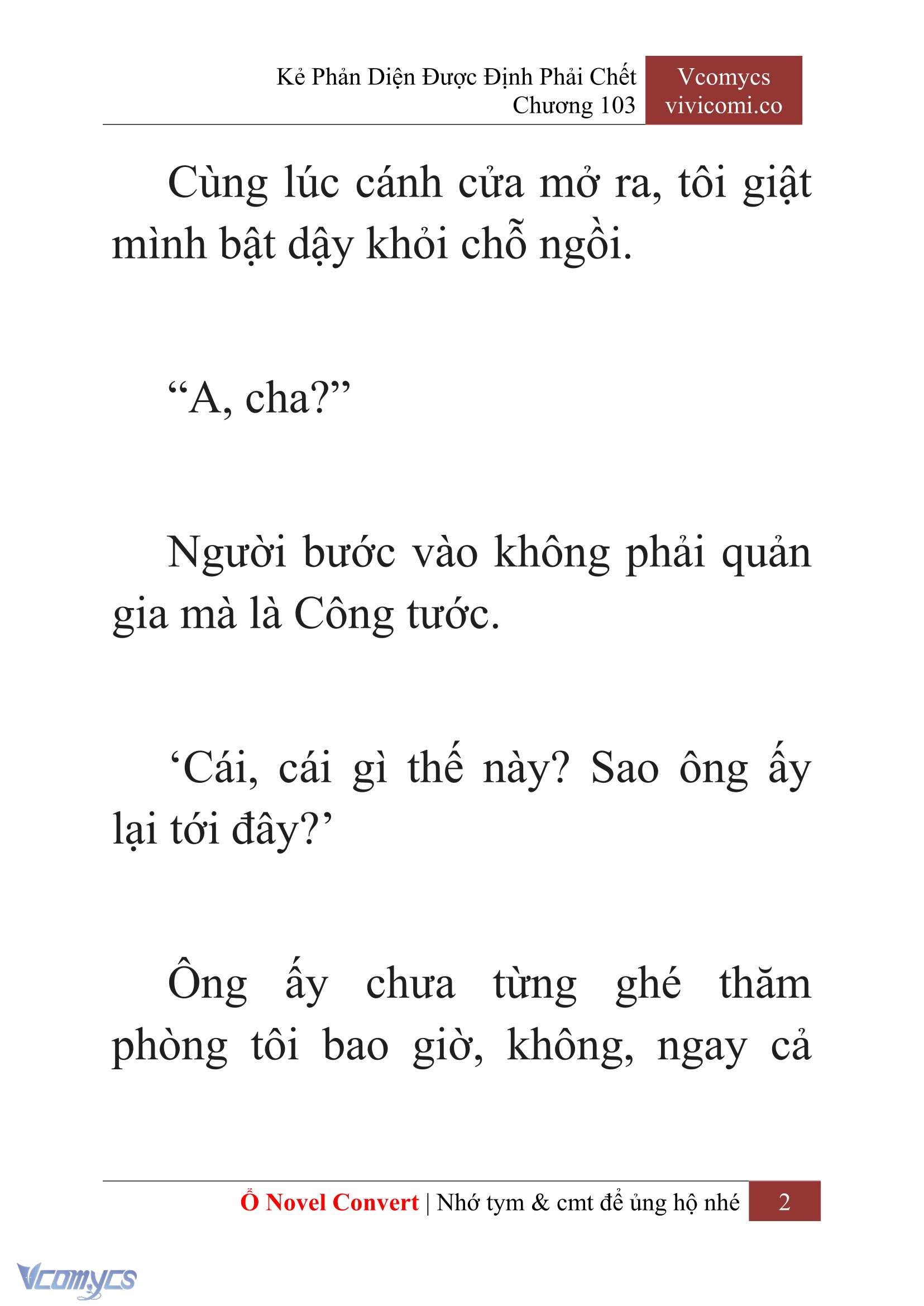 [Novel] Kẻ Phản Diện Được Định Phải Chết Chap 103 - Next Chap 104