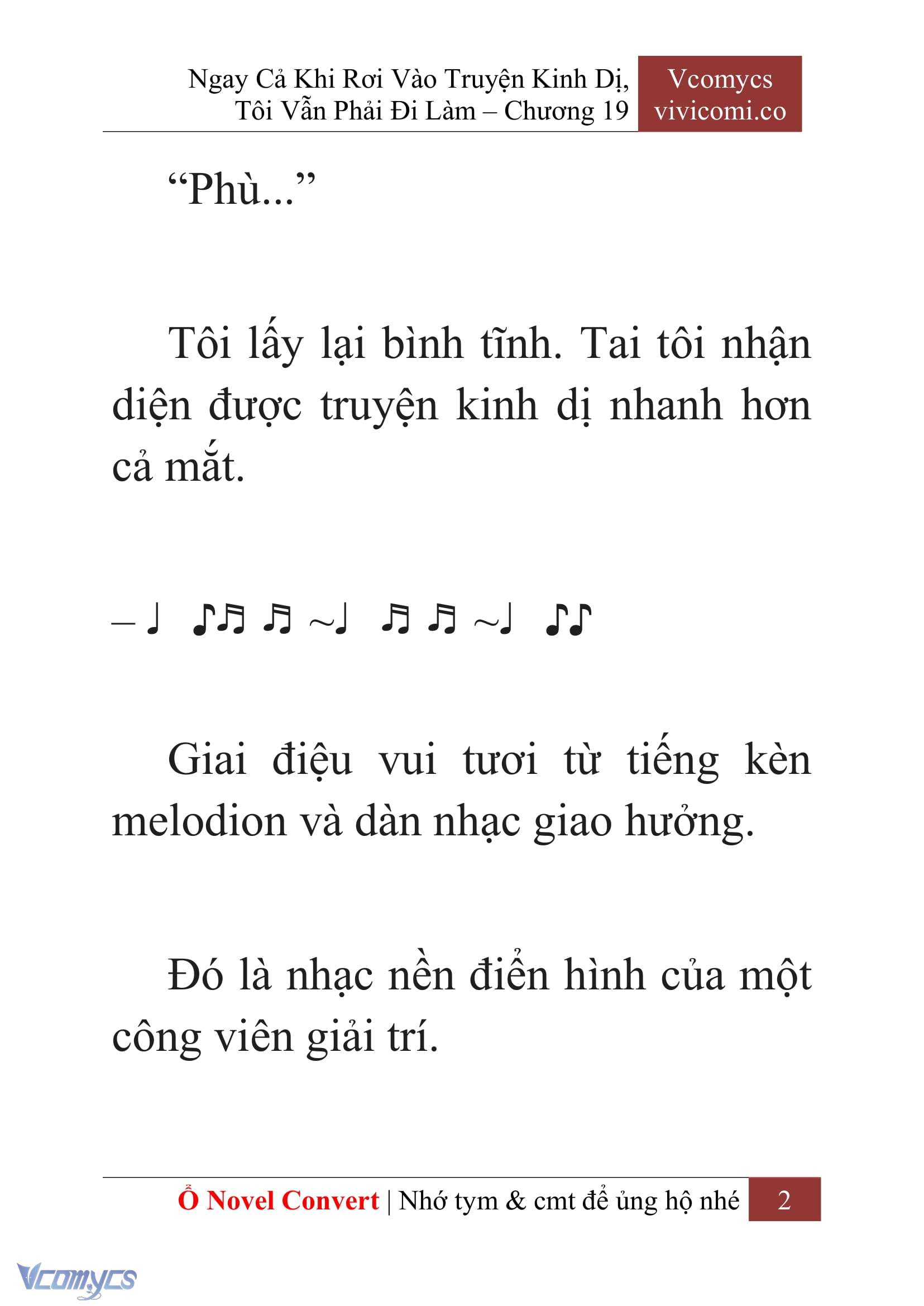 [Novel] Ngay Cả Khi Rơi Vào Truyện Kinh Dị, Tôi Vẫn Phải Đi Làm Chap 19 - Trang 2