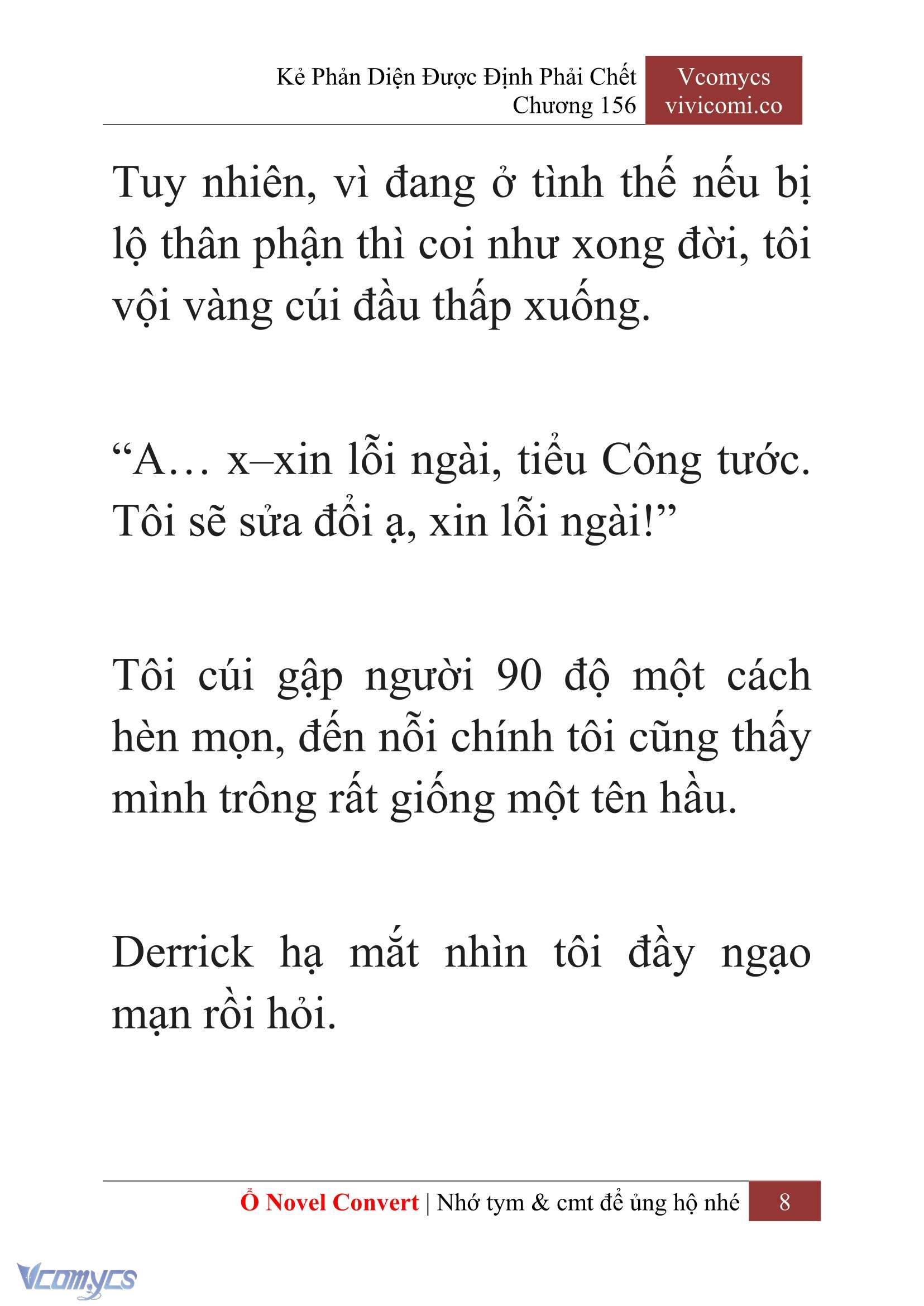 [Novel] Kẻ Phản Diện Được Định Phải Chết Chap 156 - Trang 2