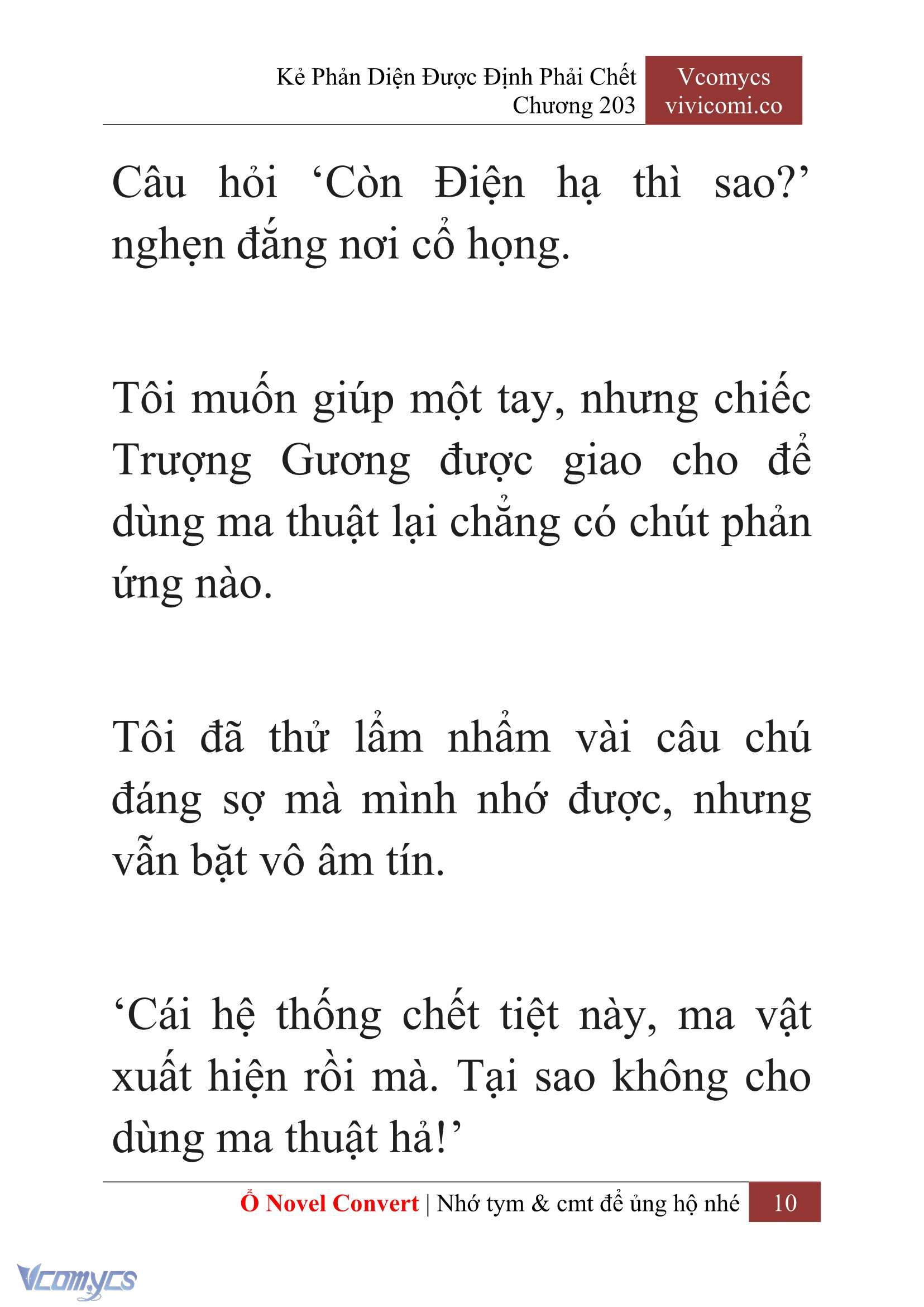 [Novel] Kẻ Phản Diện Được Định Phải Chết Chap 203 - Next Chap 204
