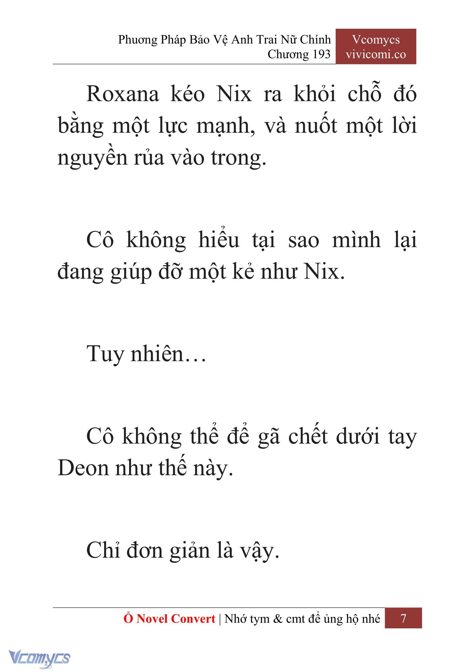 [Novel] Phương Pháp Bảo Vệ Anh Trai Nữ Chính Chap 193 - Trang 2