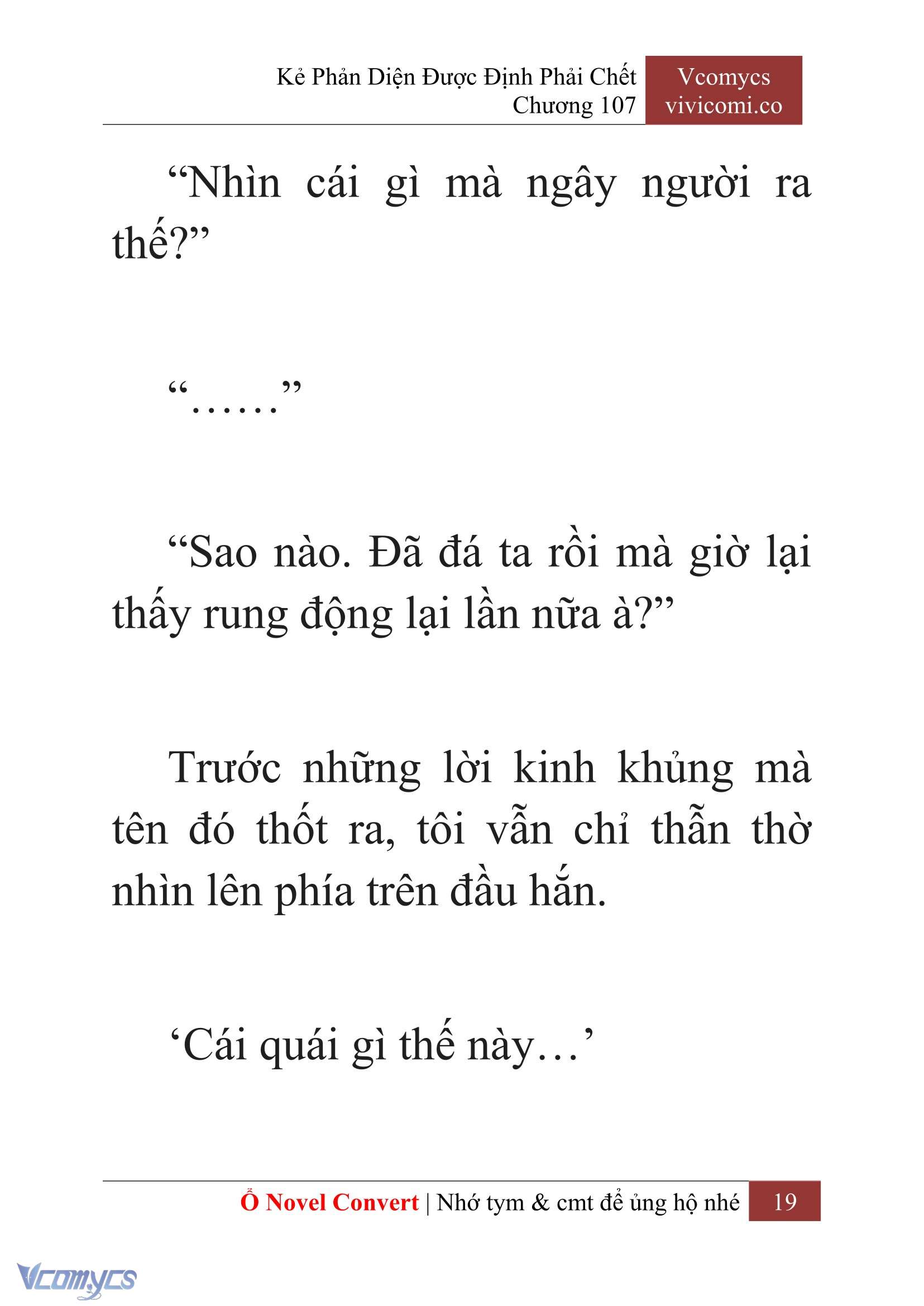 [Novel] Kẻ Phản Diện Được Định Phải Chết Chap 107 - Trang 2