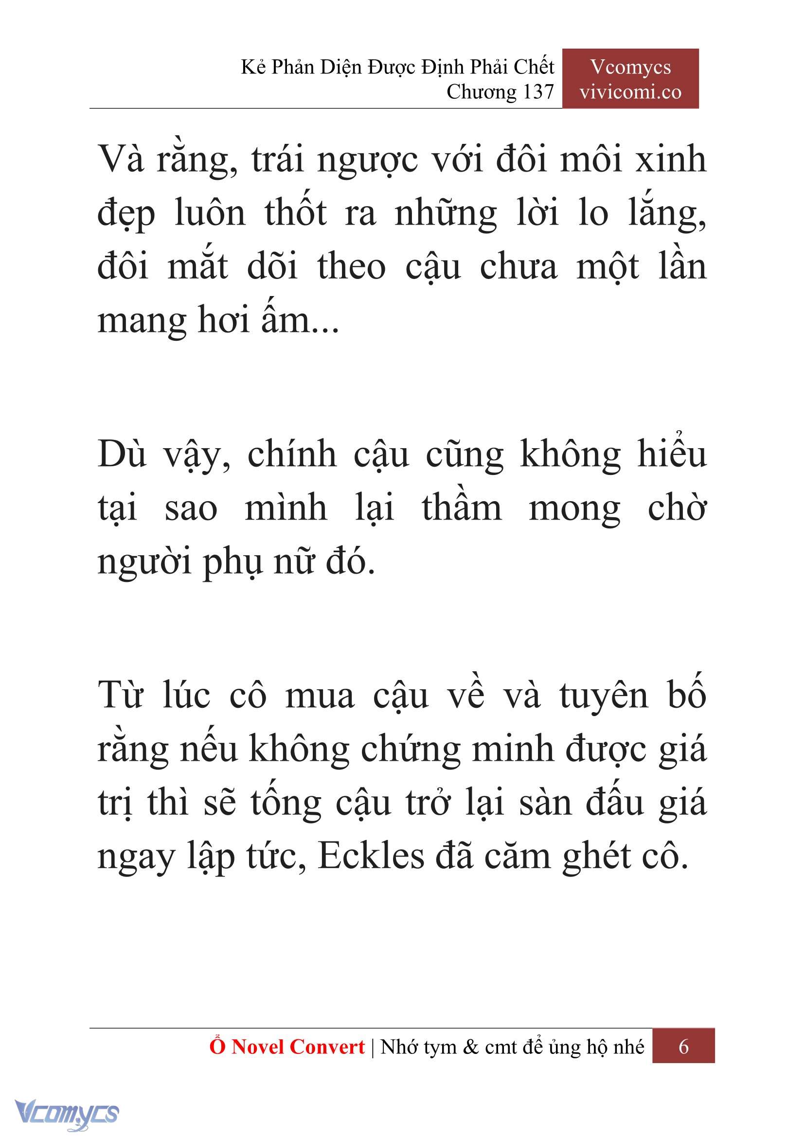 [Novel] Kẻ Phản Diện Được Định Phải Chết Chap 137 - Trang 2