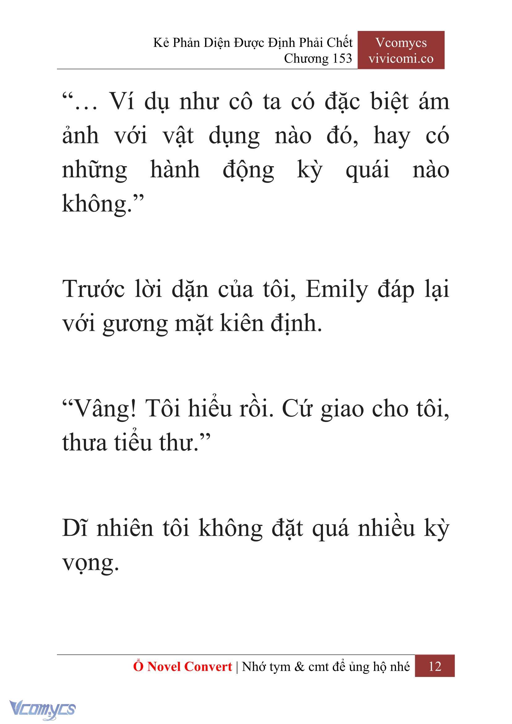 [Novel] Kẻ Phản Diện Được Định Phải Chết Chap 153 - Trang 2