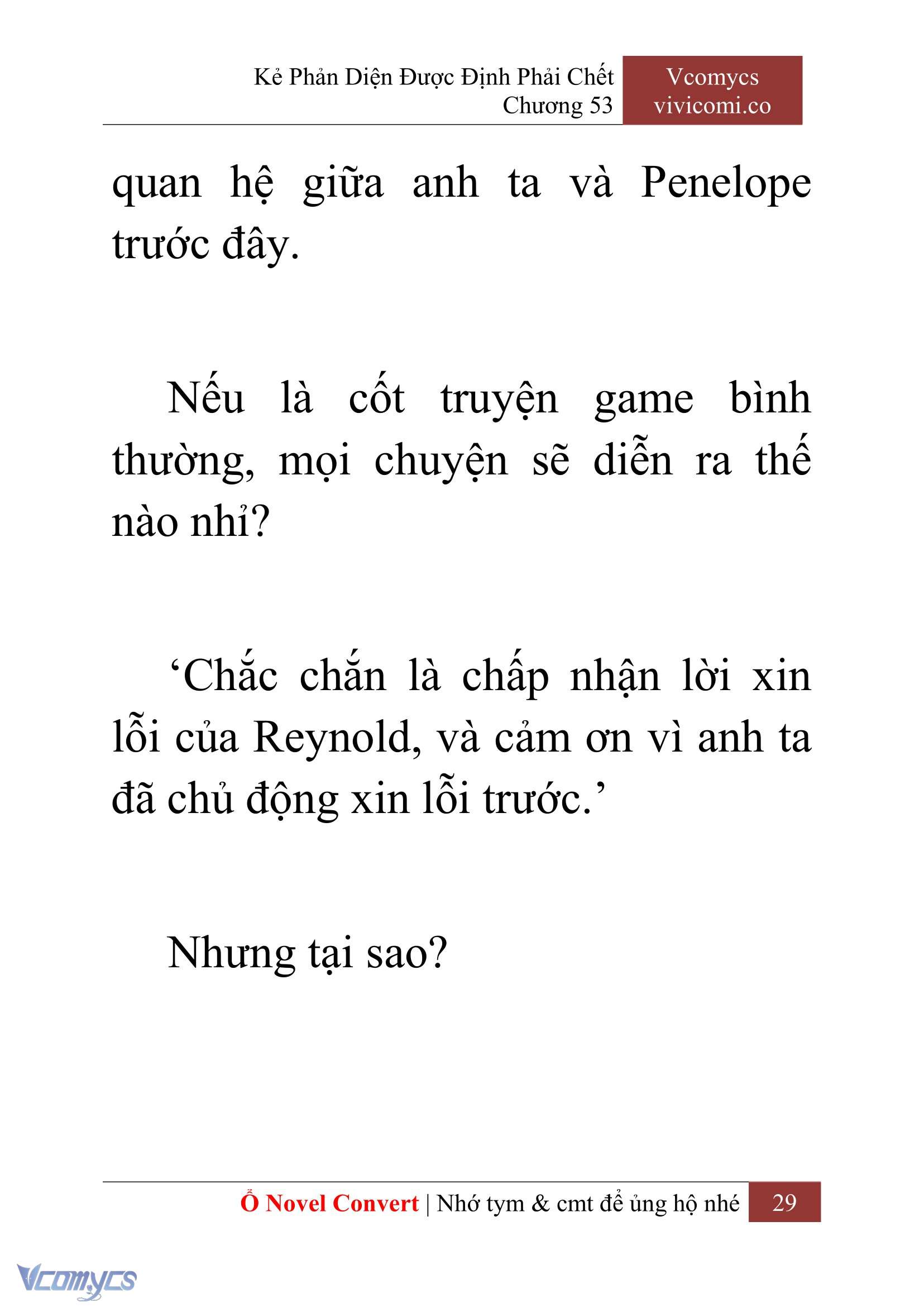 [Novel] Kẻ Phản Diện Được Định Phải Chết Chap 53 - Next Chap 54