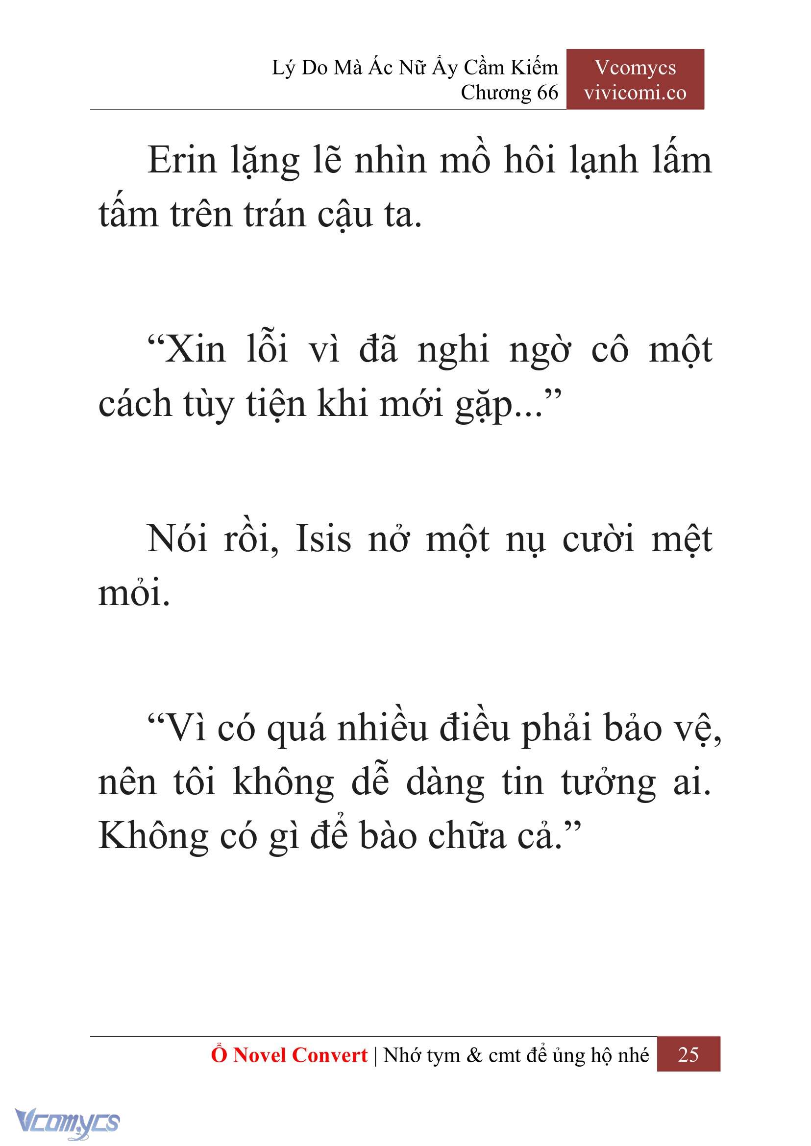[Novel] Lý Do Mà Ác Nữ Ấy Cầm Kiếm Chap 66 - Next Chap 67