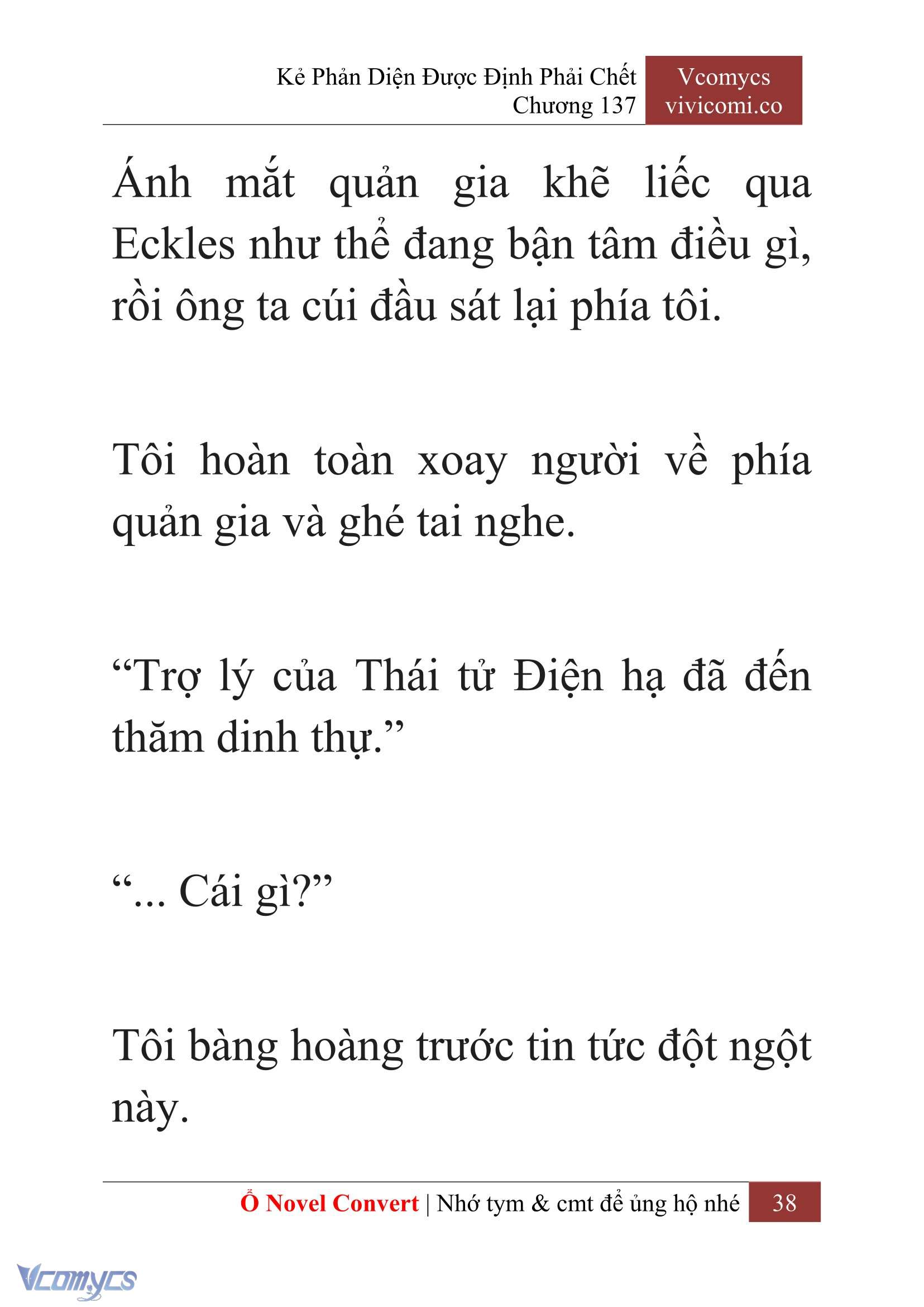 [Novel] Kẻ Phản Diện Được Định Phải Chết Chap 137 - Trang 2