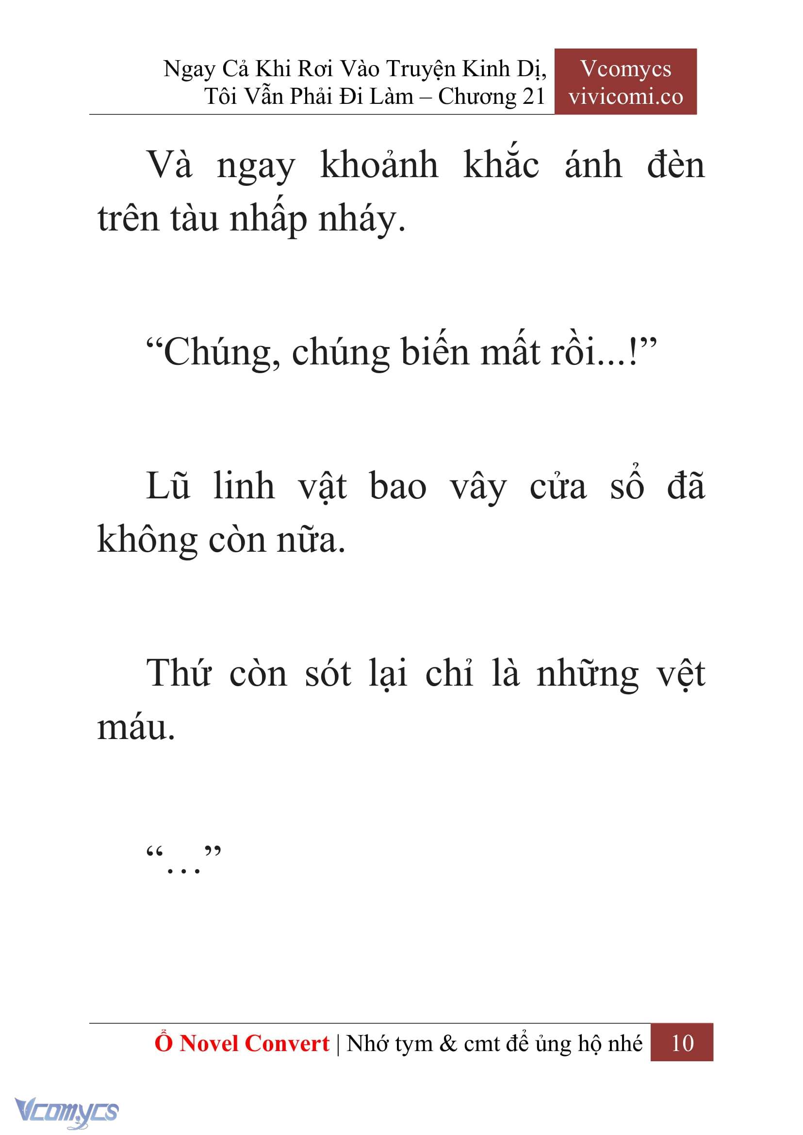 [Novel] Ngay Cả Khi Rơi Vào Truyện Kinh Dị, Tôi Vẫn Phải Đi Làm Chap 21 - Trang 2