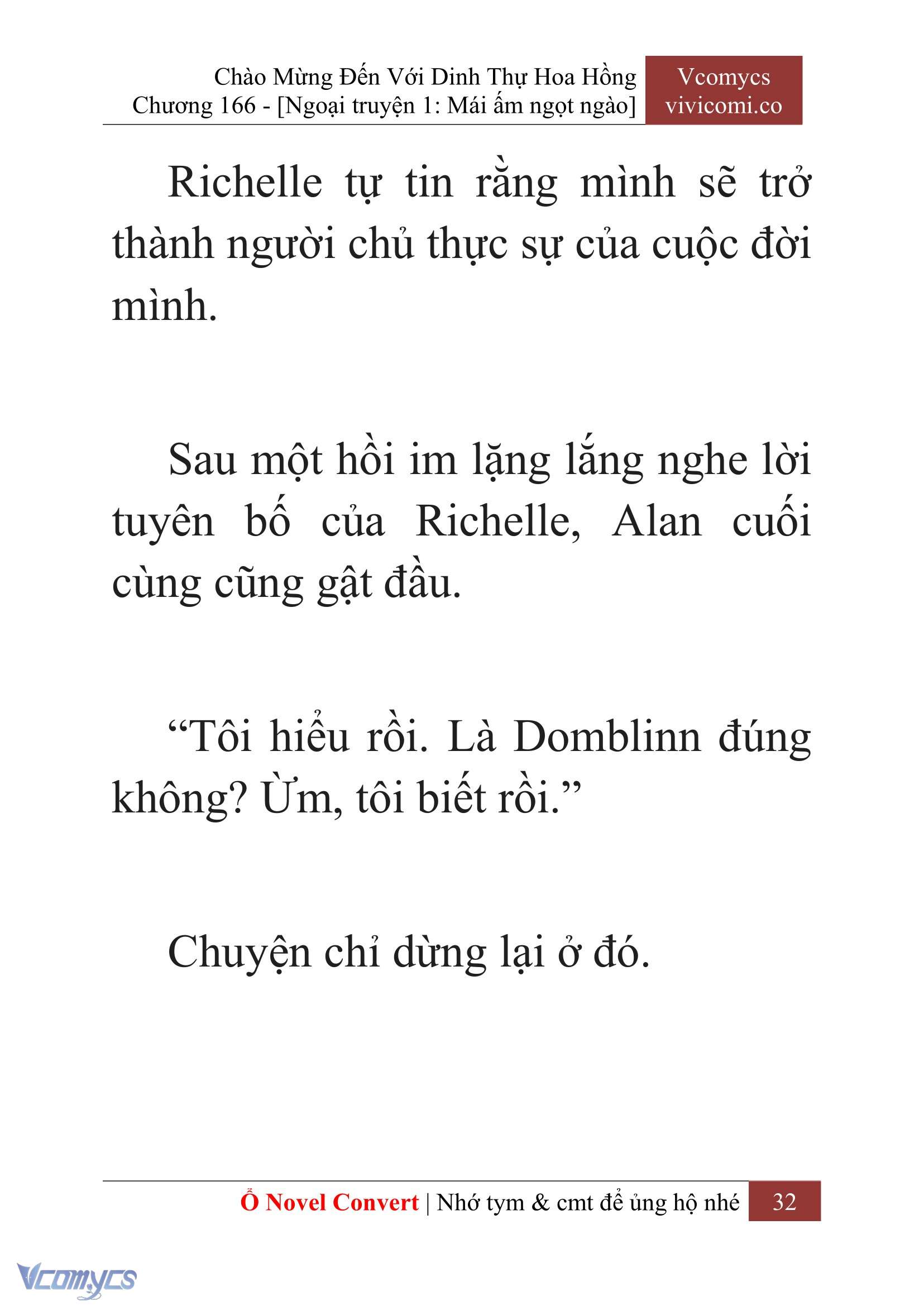 [Novel] Chào Mừng Đến Với Dinh Thự Hoa Hồng Chap 166 - Trang 2