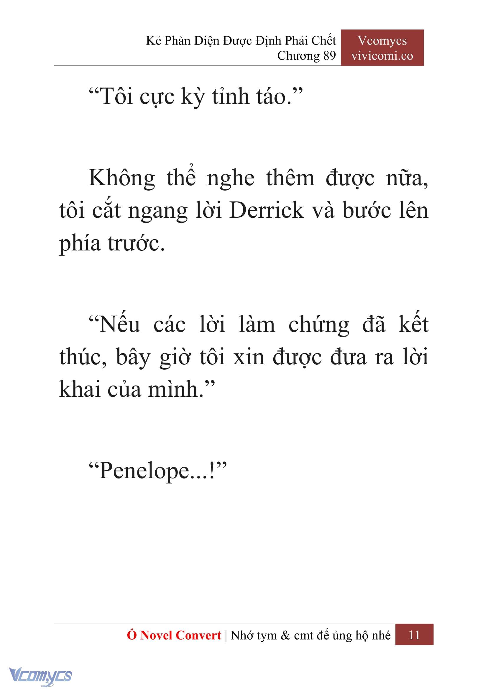 [Novel] Kẻ Phản Diện Được Định Phải Chết Chap 89 - Next Chap 90