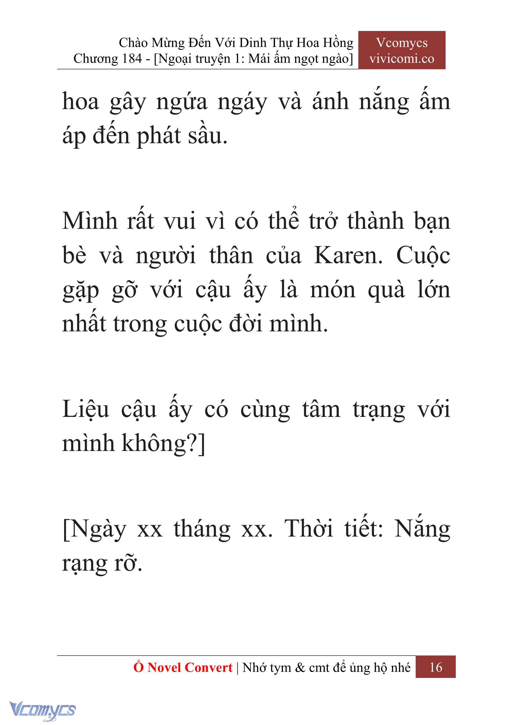 [Novel] Chào Mừng Đến Với Dinh Thự Hoa Hồng Chap 184 - Trang 2