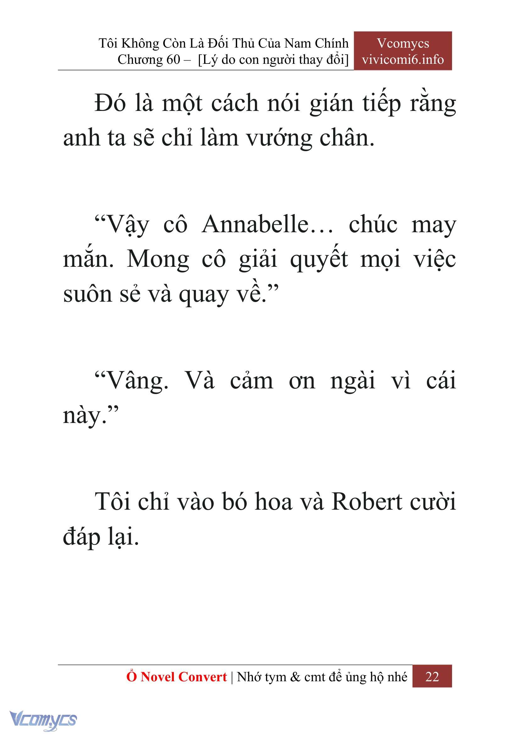 [Novel] Tôi Không Còn Là Đối Thủ Của Nam Chính Chap 60 - Trang 2