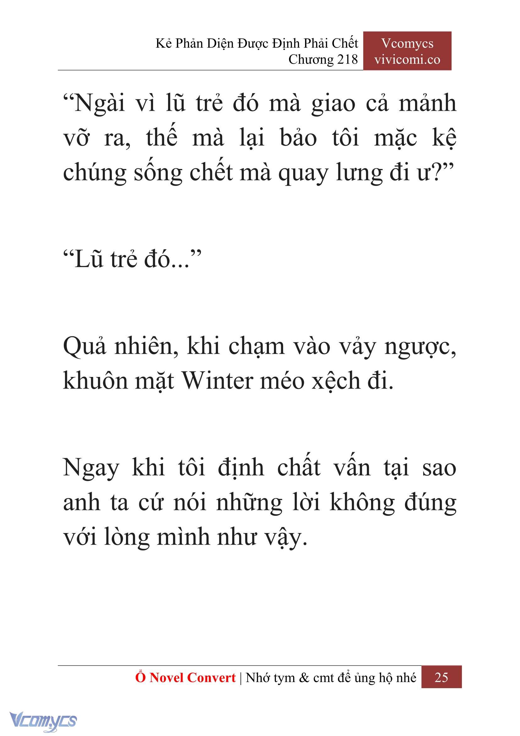 [Novel] Kẻ Phản Diện Được Định Phải Chết Chap 218 - Next Chap 219