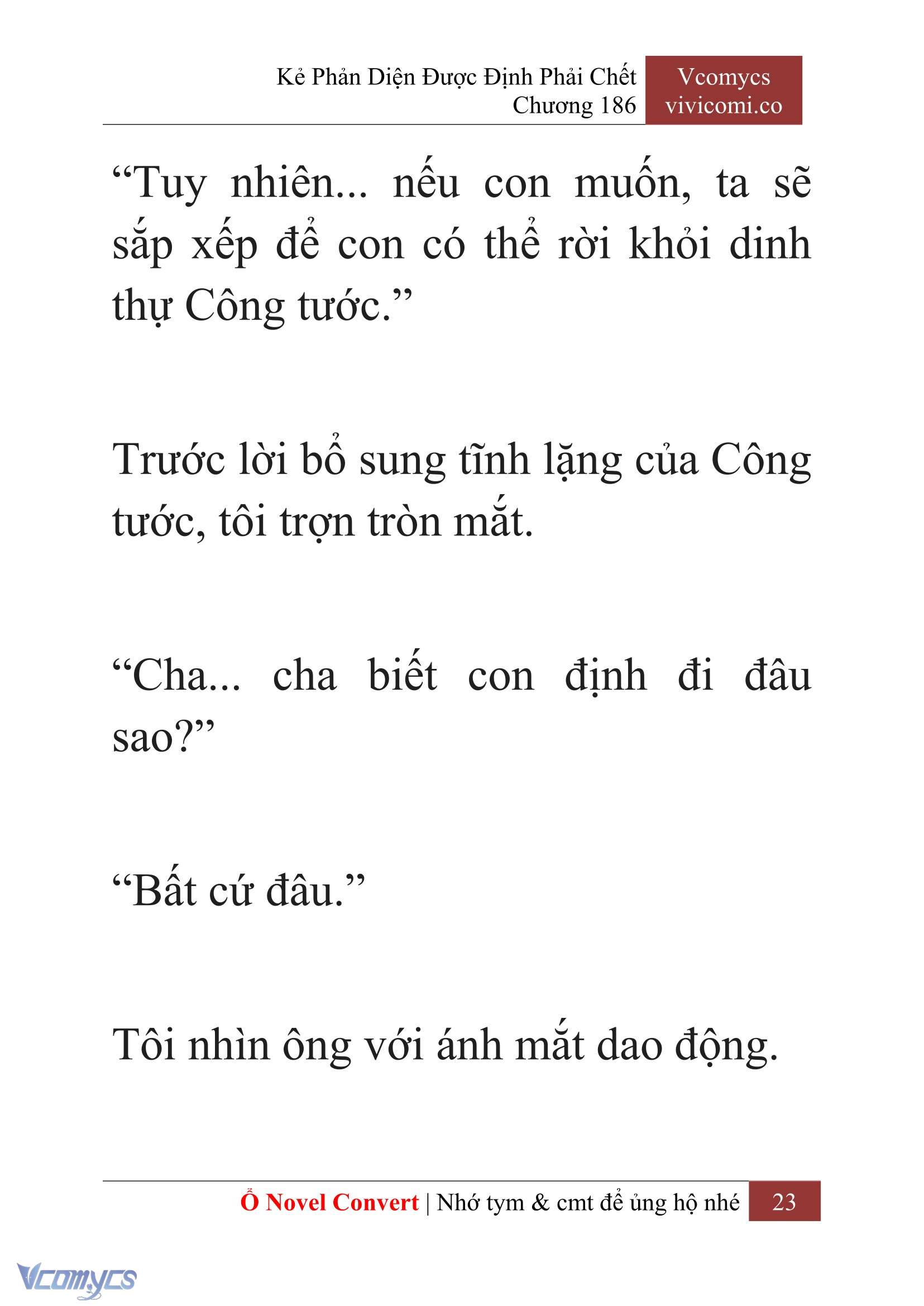 [Novel] Kẻ Phản Diện Được Định Phải Chết Chap 186 - Trang 2