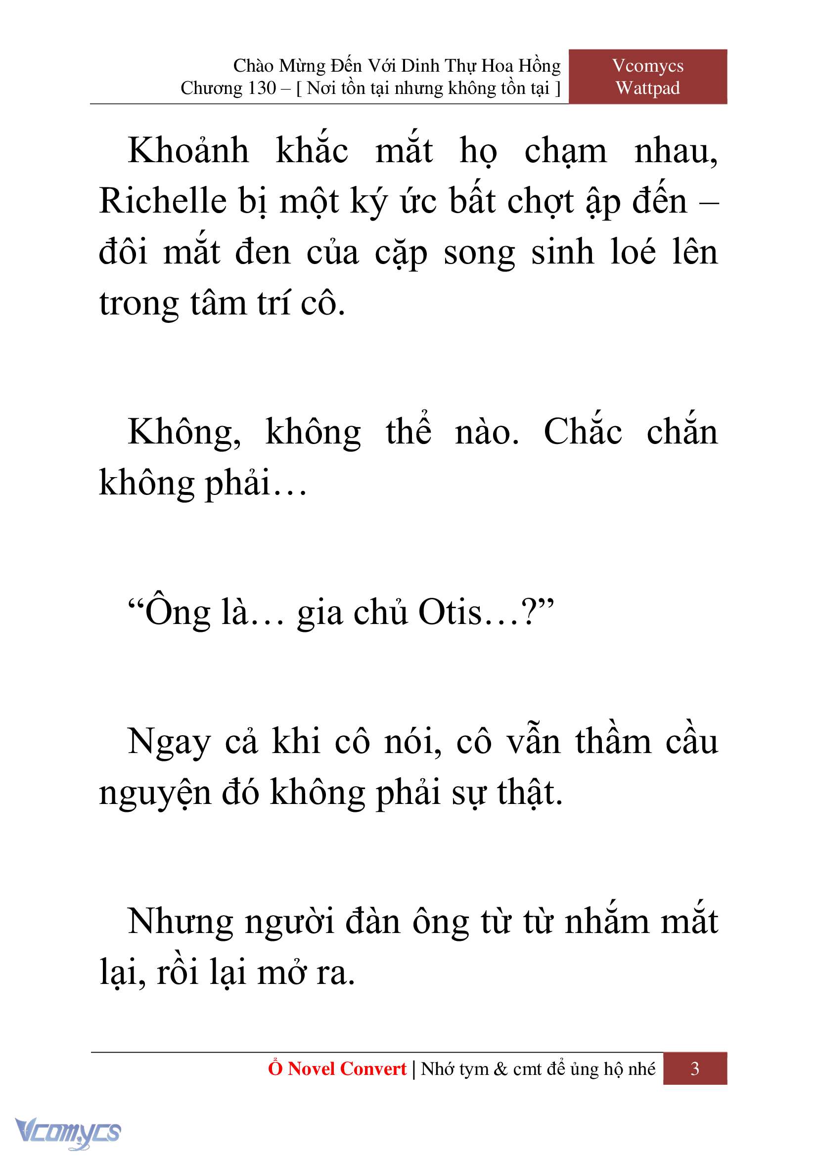 [Novel] Chào Mừng Đến Với Dinh Thự Hoa Hồng Chap 130 - Trang 2