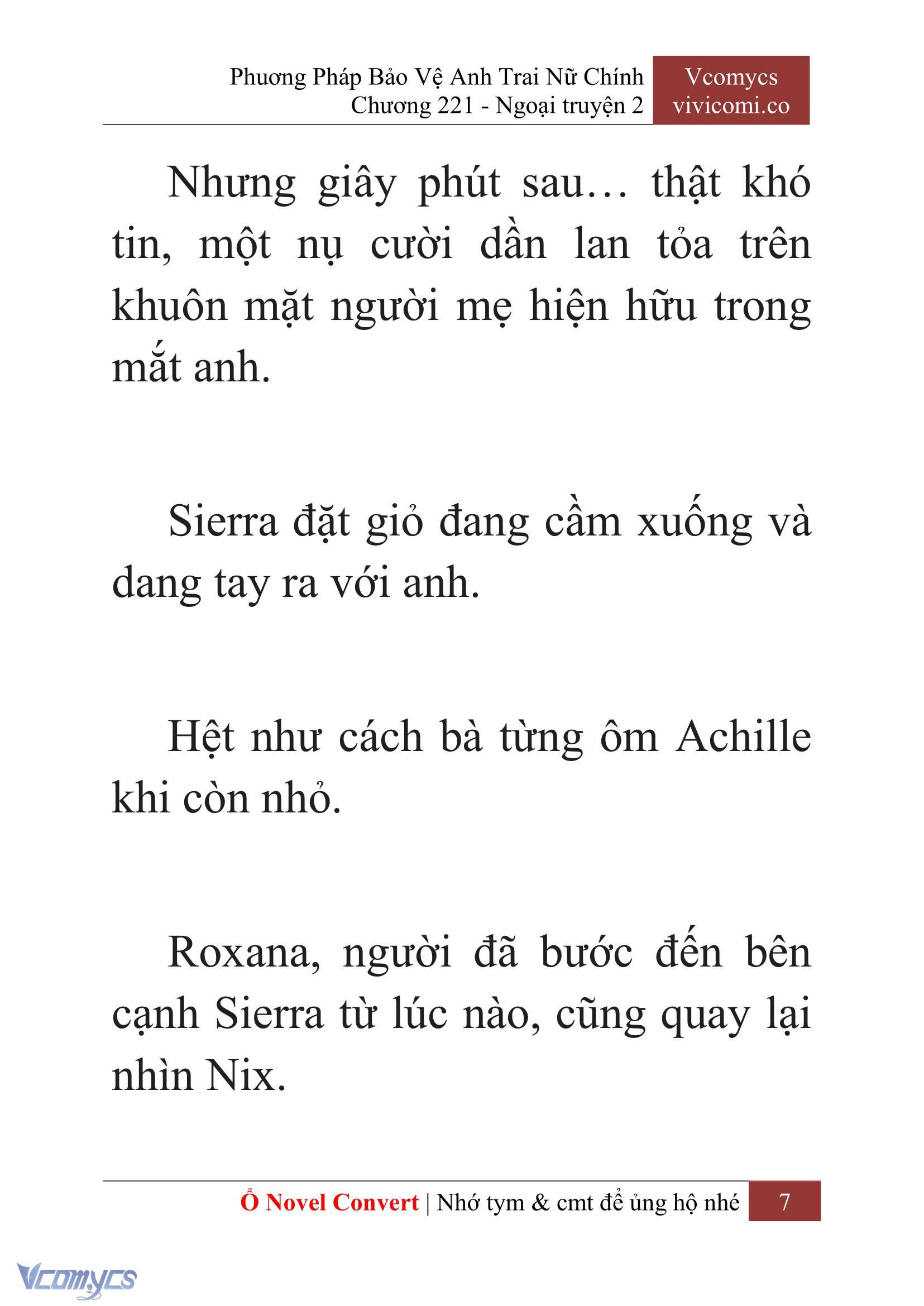 [Novel] Phương Pháp Bảo Vệ Anh Trai Nữ Chính Chap 221 - Trang 2