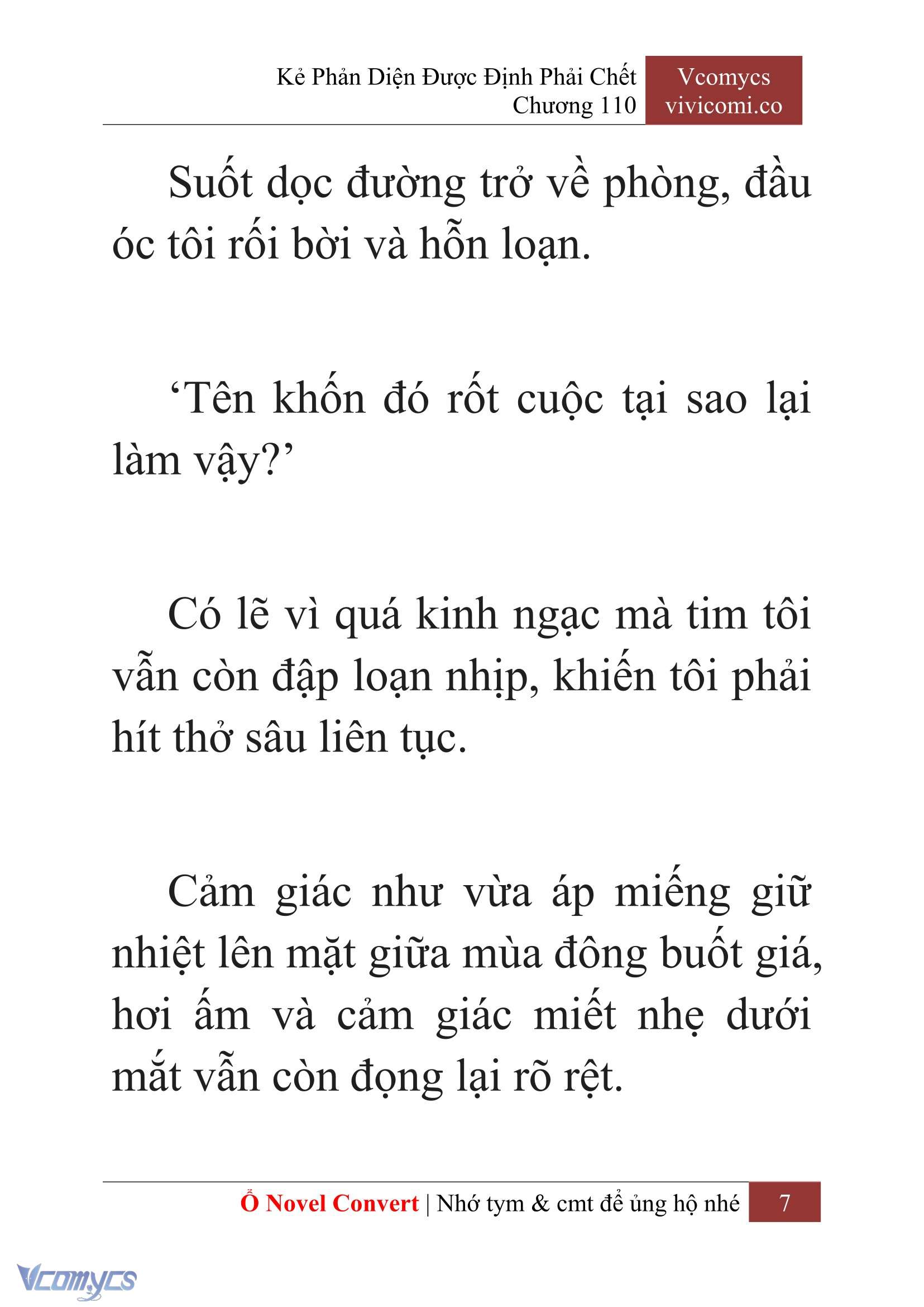 [Novel] Kẻ Phản Diện Được Định Phải Chết Chap 110 - Next Chap 111