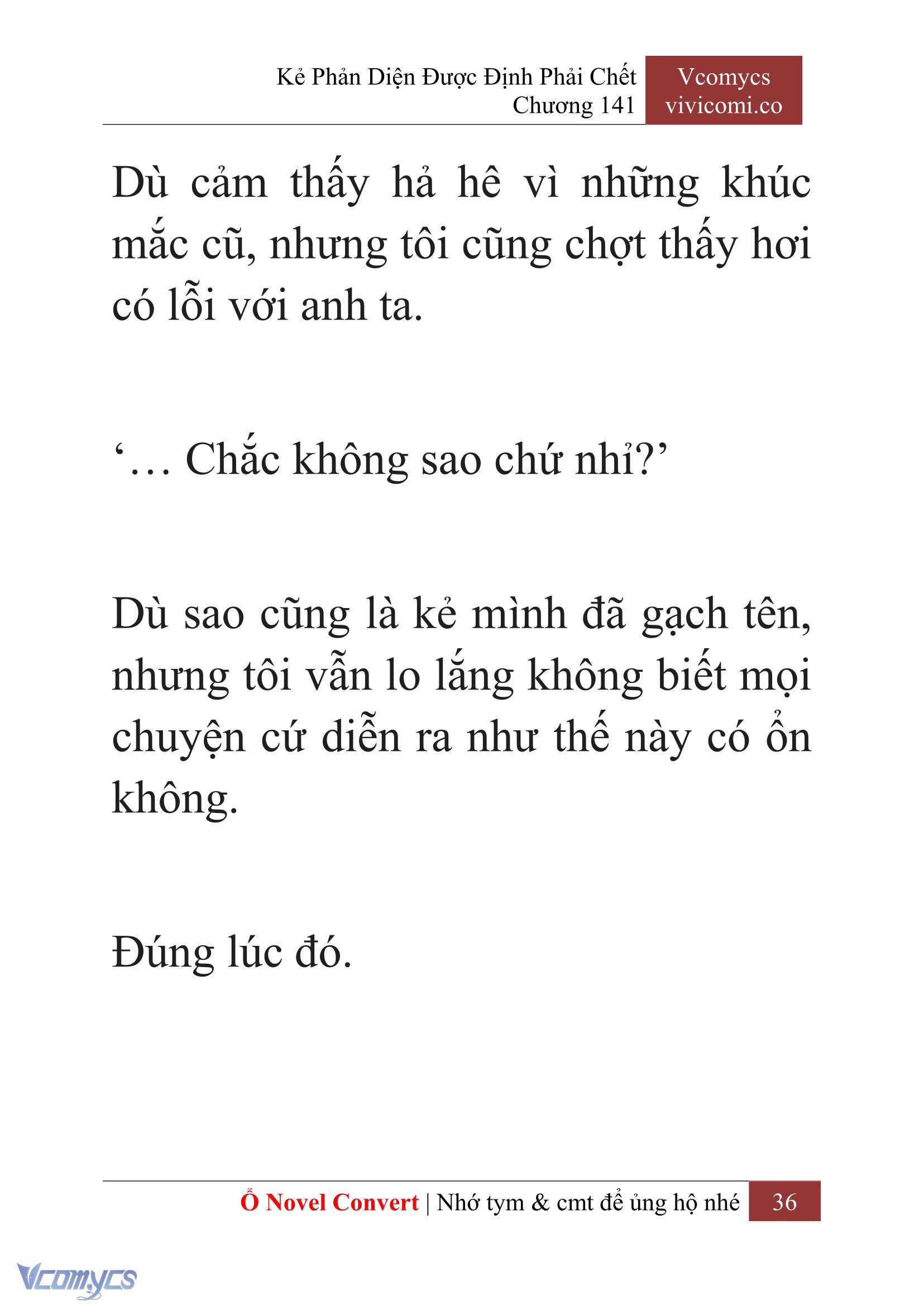 [Novel] Kẻ Phản Diện Được Định Phải Chết Chap 141 - Trang 2