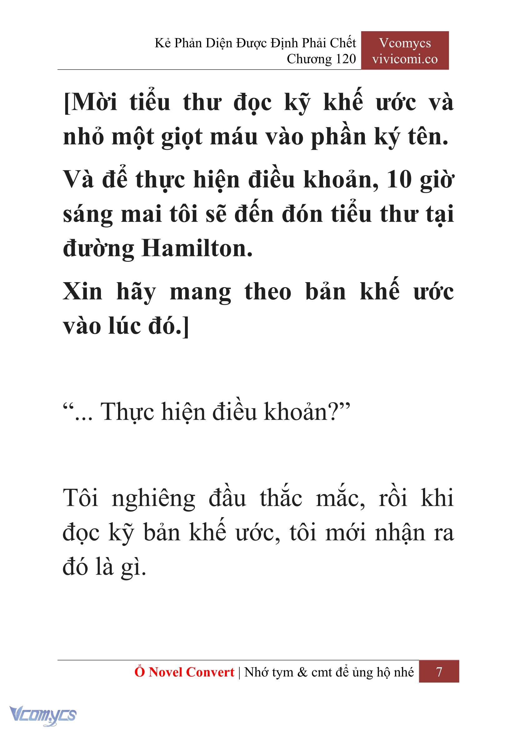 [Novel] Kẻ Phản Diện Được Định Phải Chết Chap 120 - Trang 2
