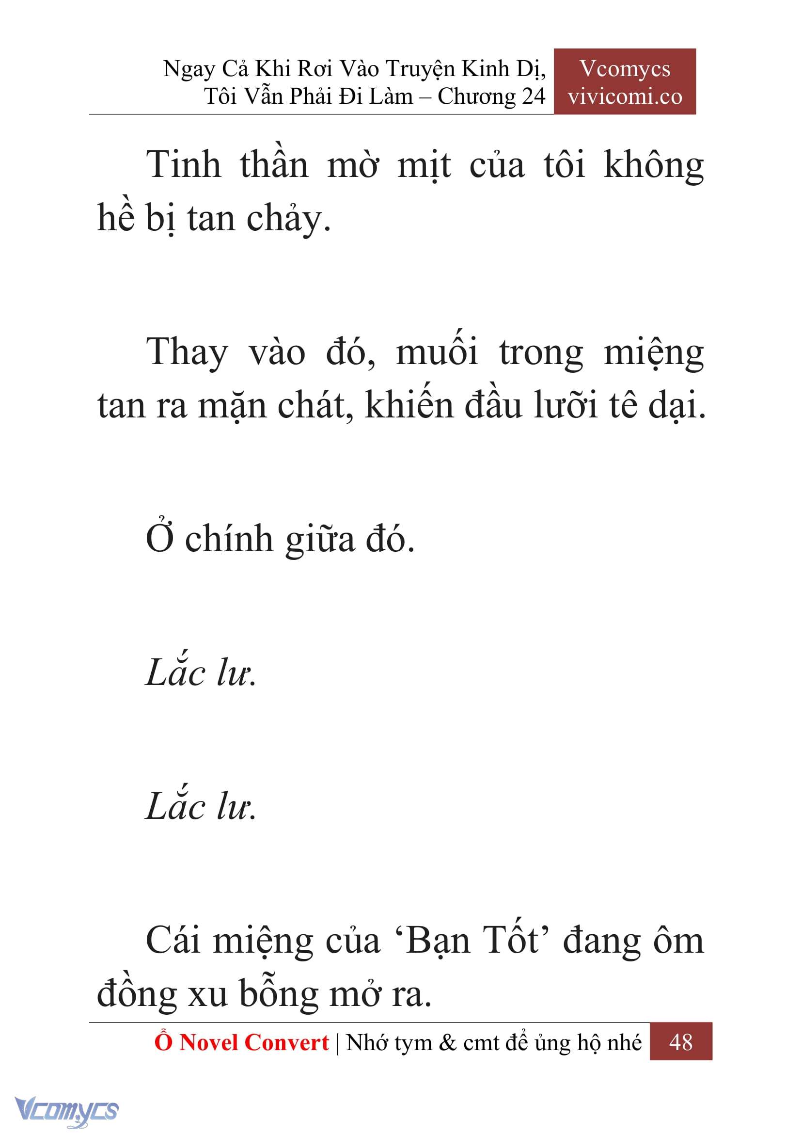 [Novel] Ngay Cả Khi Rơi Vào Truyện Kinh Dị, Tôi Vẫn Phải Đi Làm Chap 24 - Trang 2