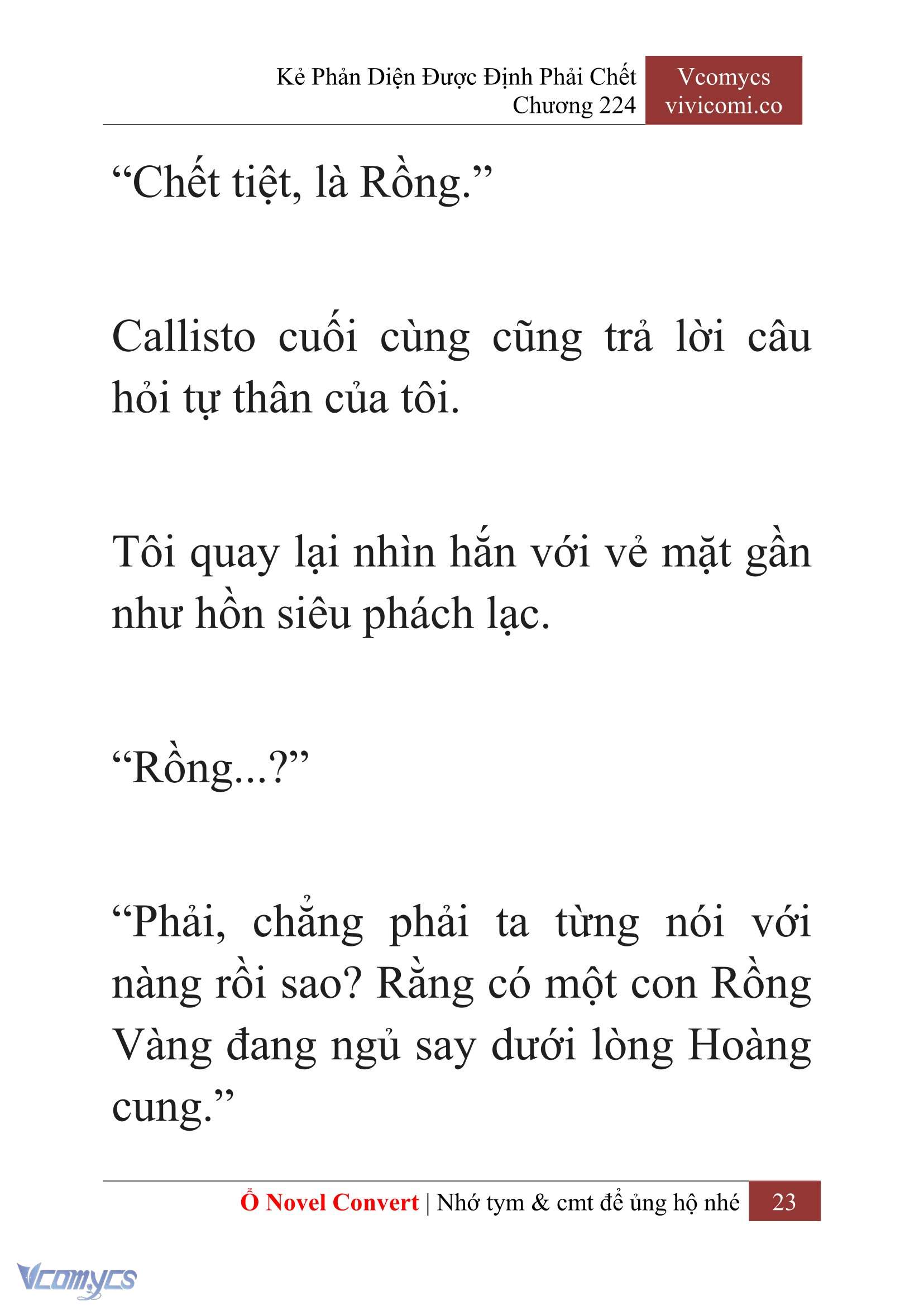 [Novel] Kẻ Phản Diện Được Định Phải Chết Chap 224 - Trang 2