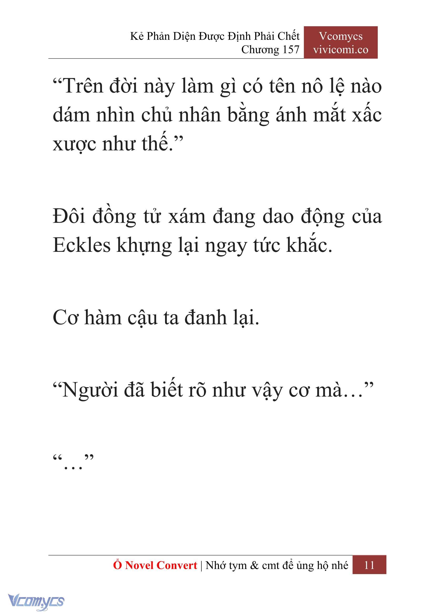 [Novel] Kẻ Phản Diện Được Định Phải Chết Chap 157 - Trang 2