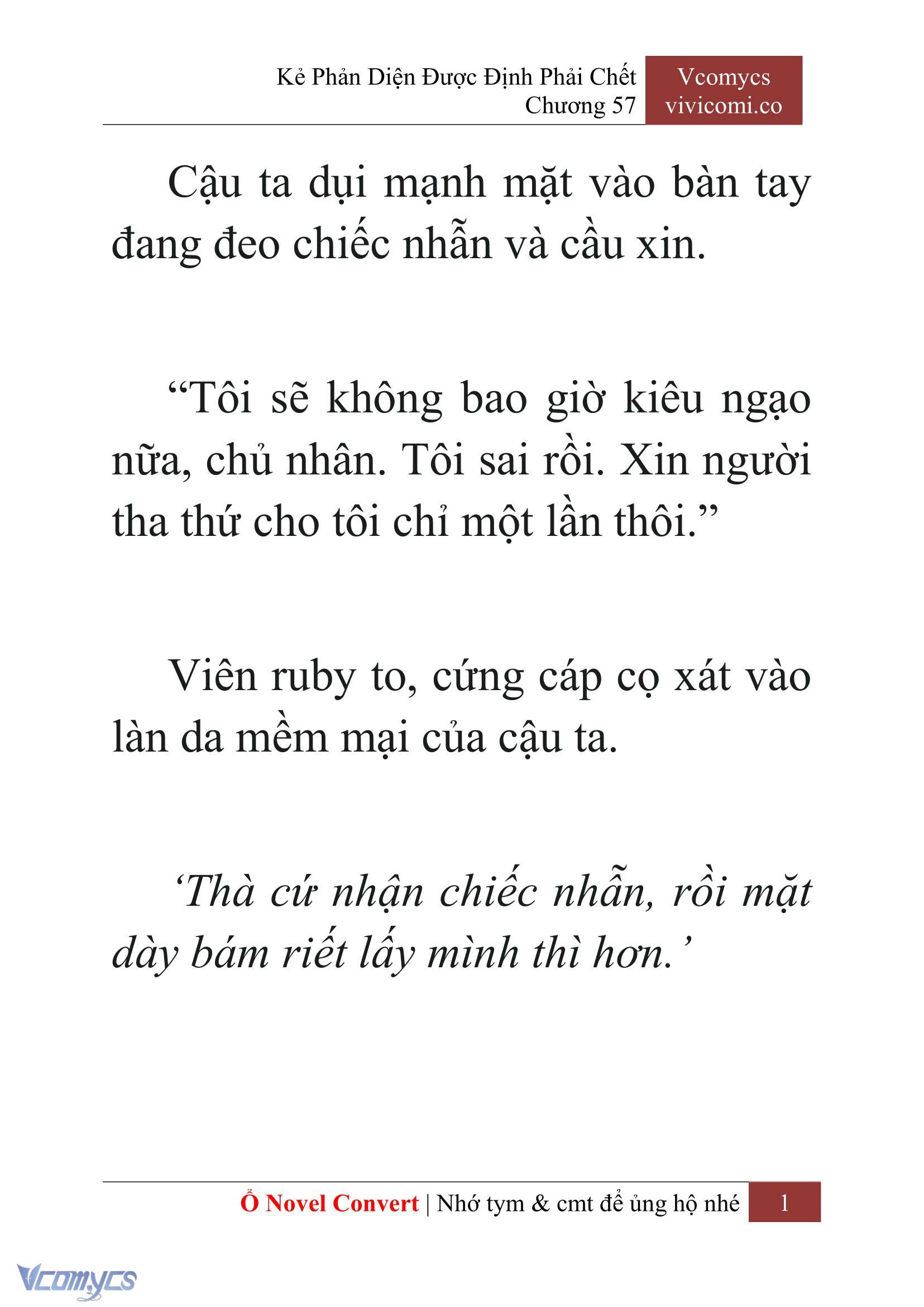 [Novel] Kẻ Phản Diện Được Định Phải Chết Chap 57 - Next Chap 58