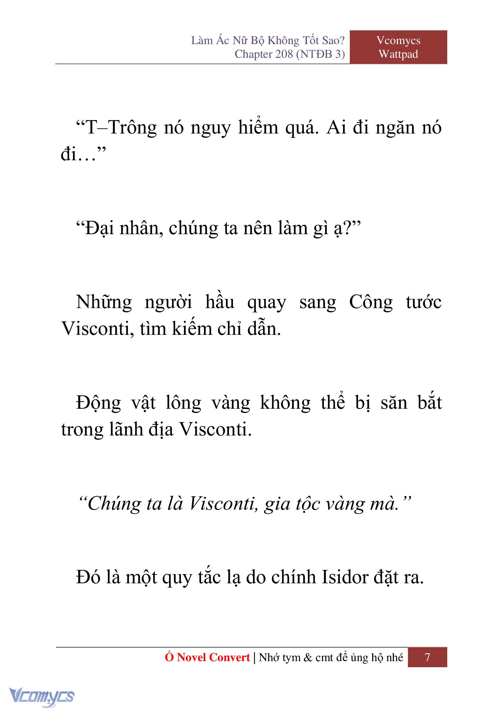 [Novel] Làm Ác Nữ Bộ Không Tốt Sao? Chap 208 - Trang 2