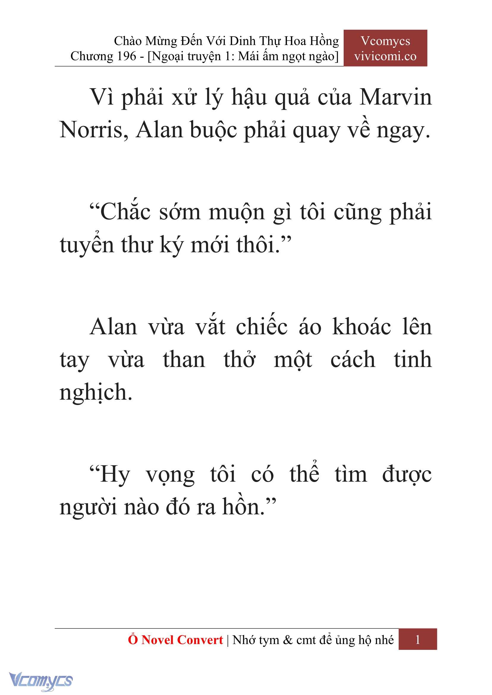 [Novel] Chào Mừng Đến Với Dinh Thự Hoa Hồng Chap 196 - Trang 2