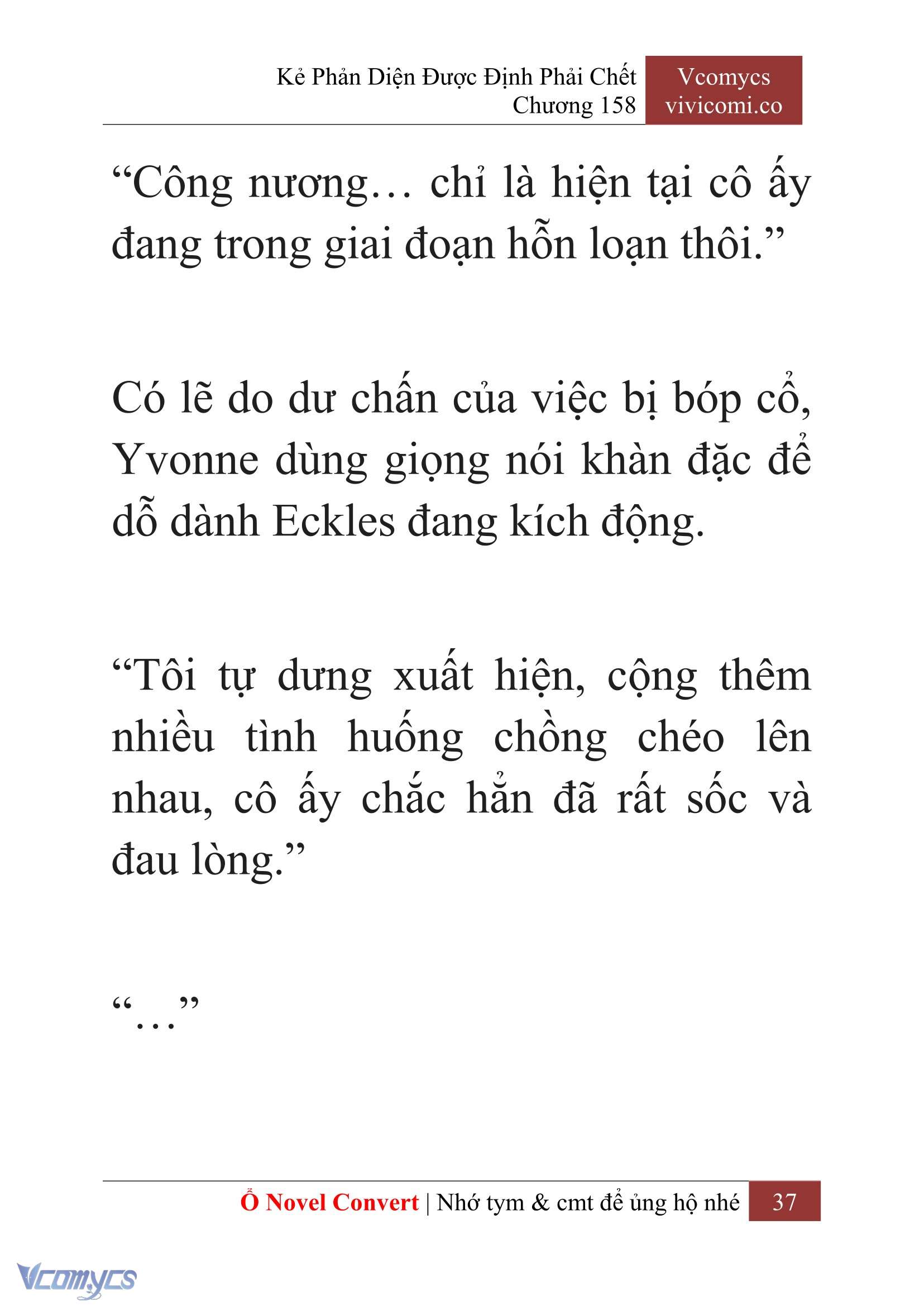 [Novel] Kẻ Phản Diện Được Định Phải Chết Chap 158 - Trang 2