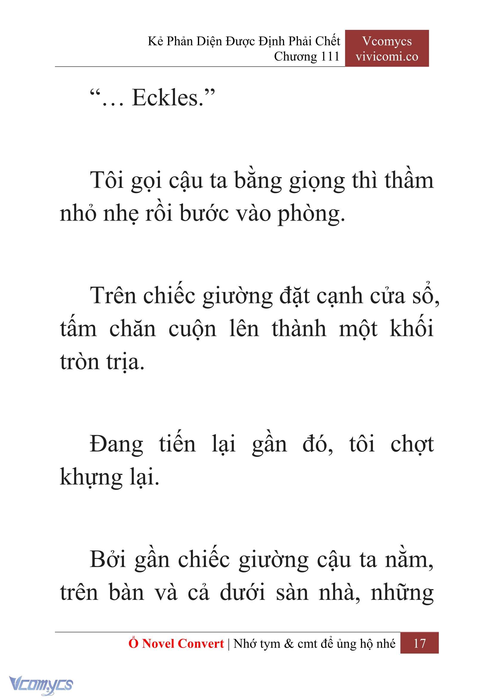 [Novel] Kẻ Phản Diện Được Định Phải Chết Chap 111 - Trang 2