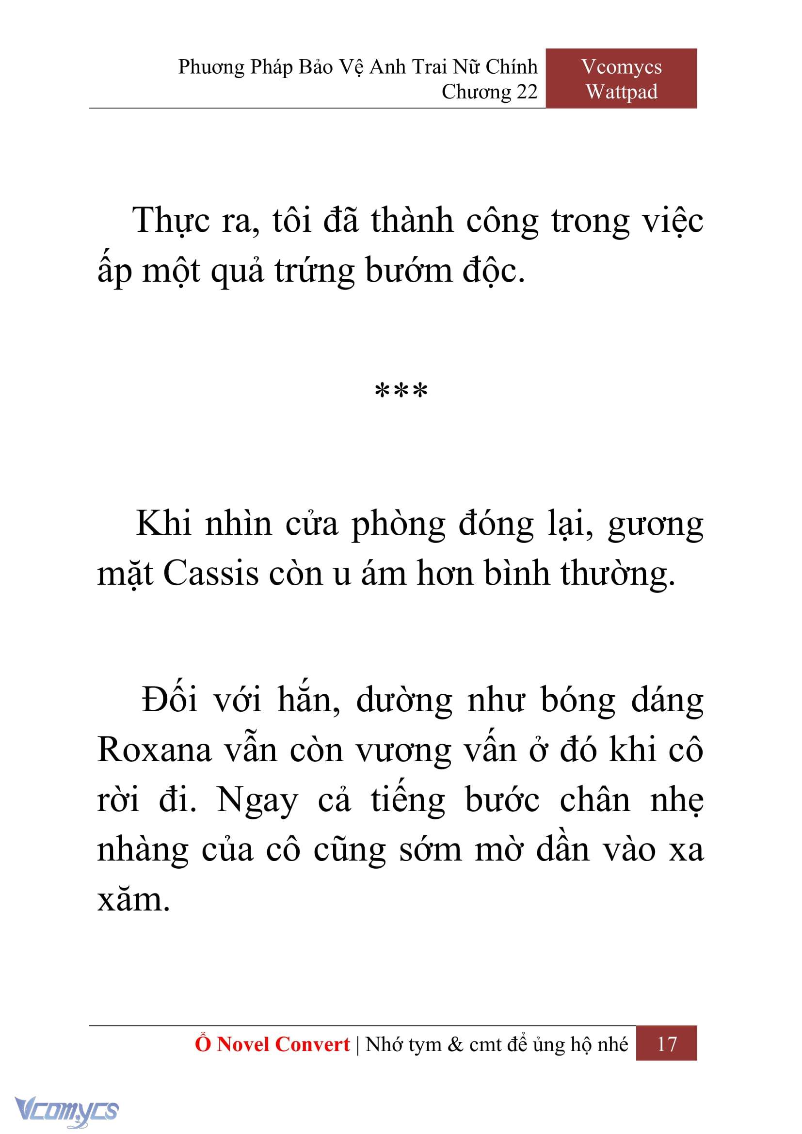 [Novel] Phương Pháp Bảo Vệ Anh Trai Nữ Chính Chap 22 - Trang 2