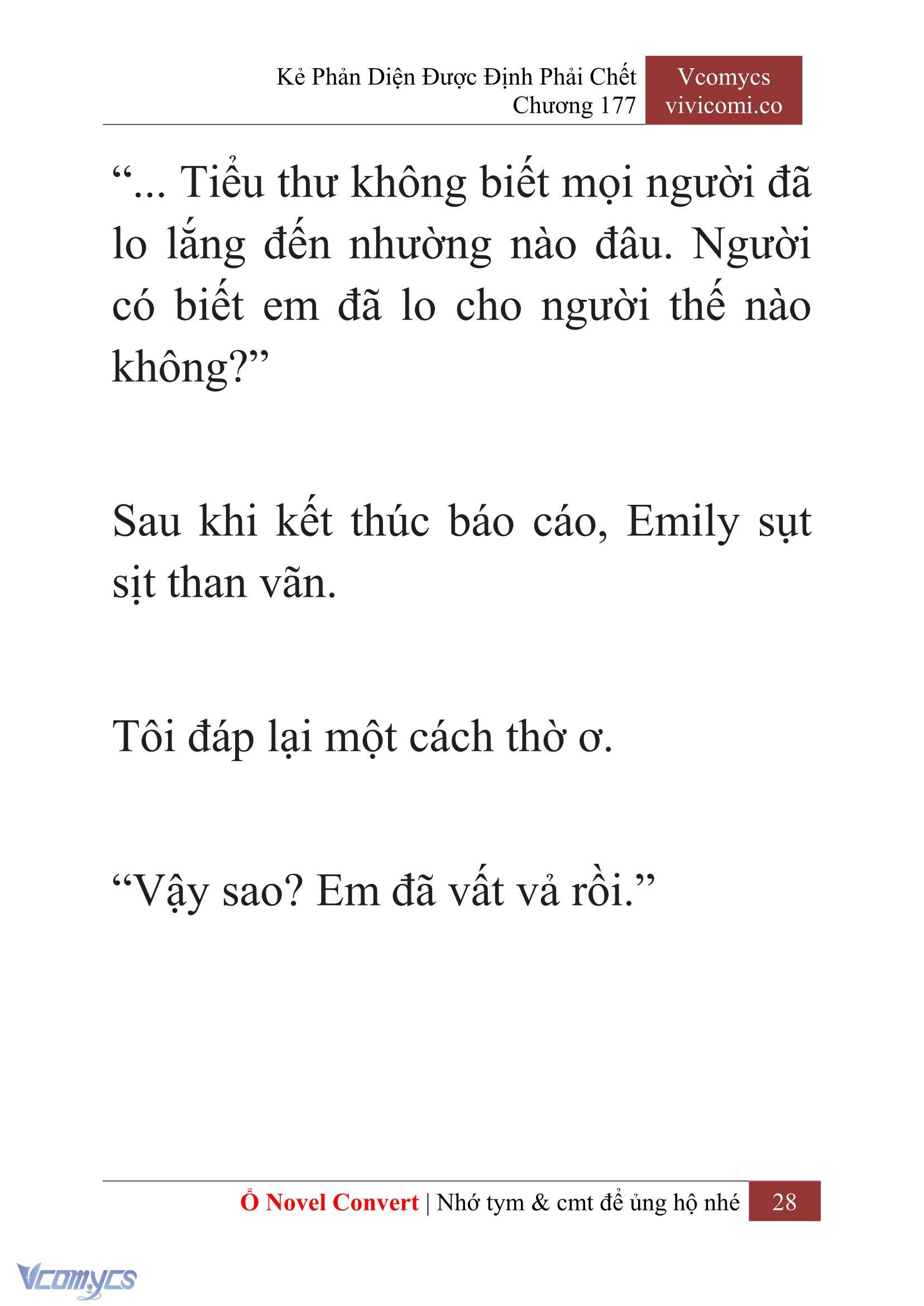[Novel] Kẻ Phản Diện Được Định Phải Chết Chap 177 - Trang 2