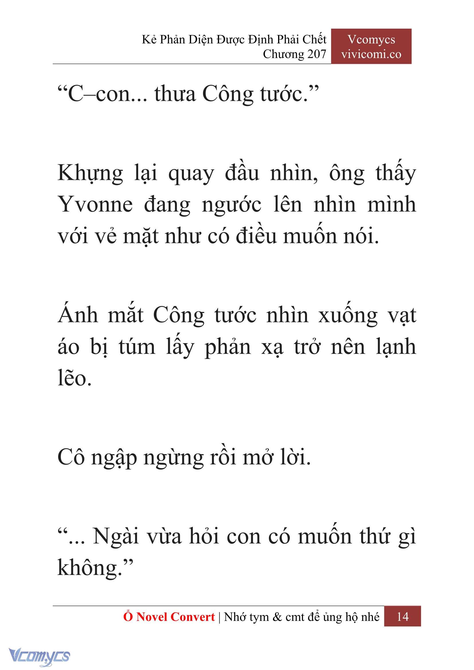 [Novel] Kẻ Phản Diện Được Định Phải Chết Chap 207 - Trang 2
