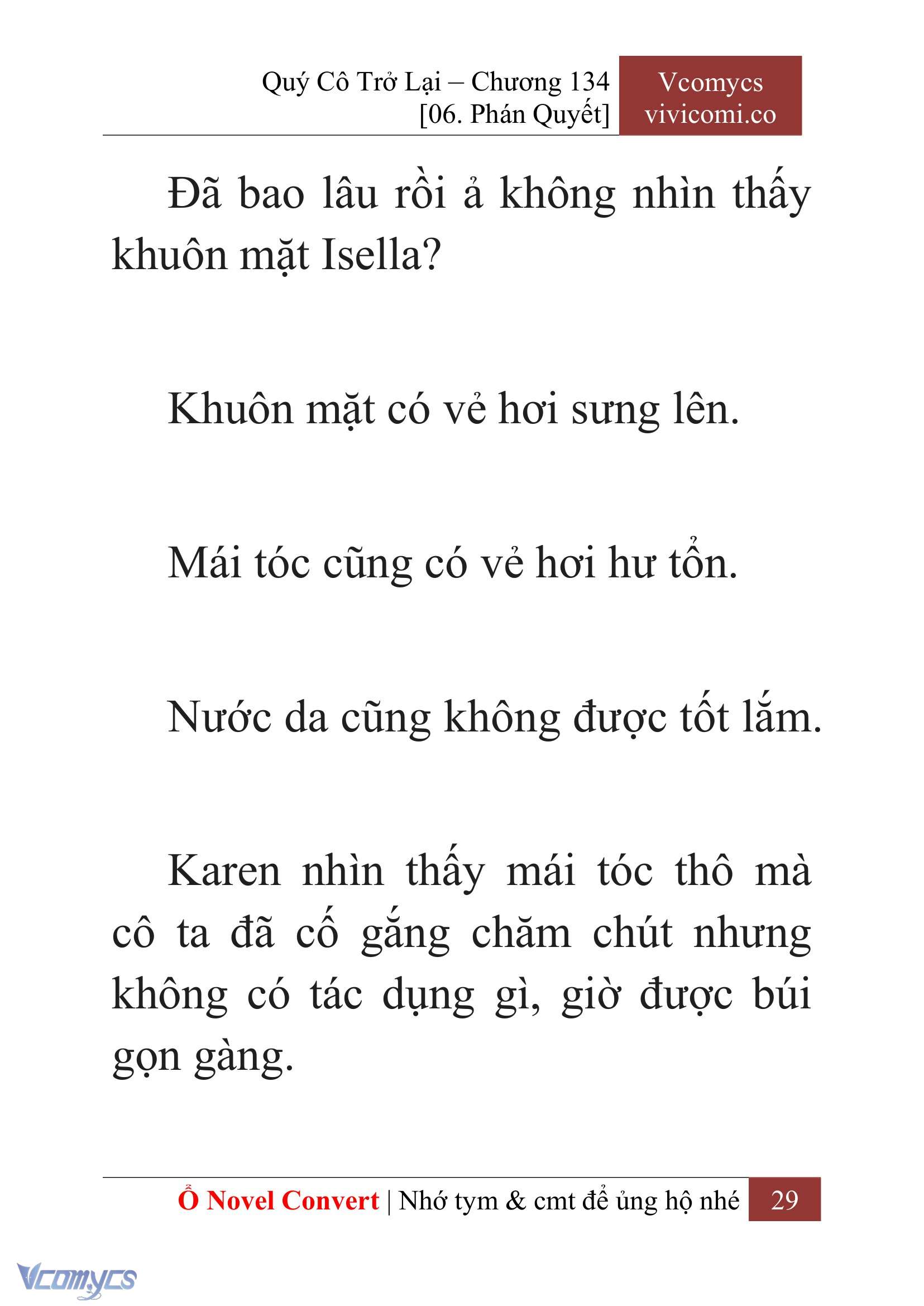 [Novel] Quý Cô Trở Lại Chap 134 - Trang 2