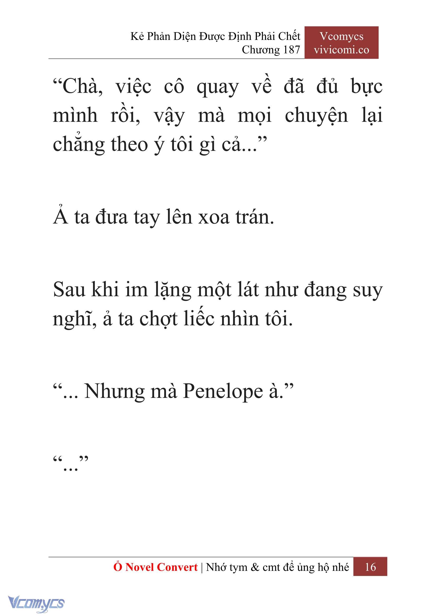 [Novel] Kẻ Phản Diện Được Định Phải Chết Chap 187 - Trang 2