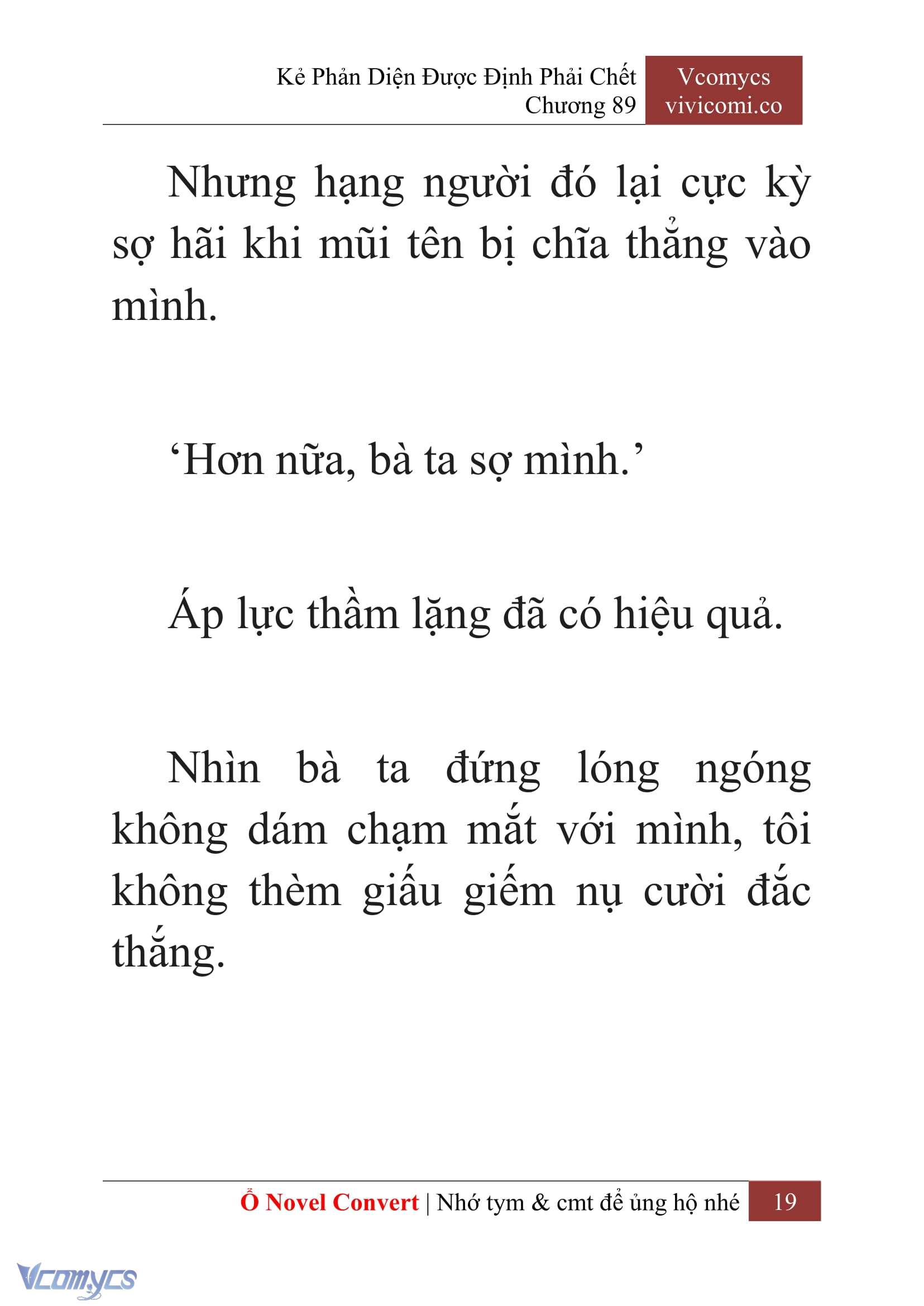 [Novel] Kẻ Phản Diện Được Định Phải Chết Chap 89 - Next Chap 90